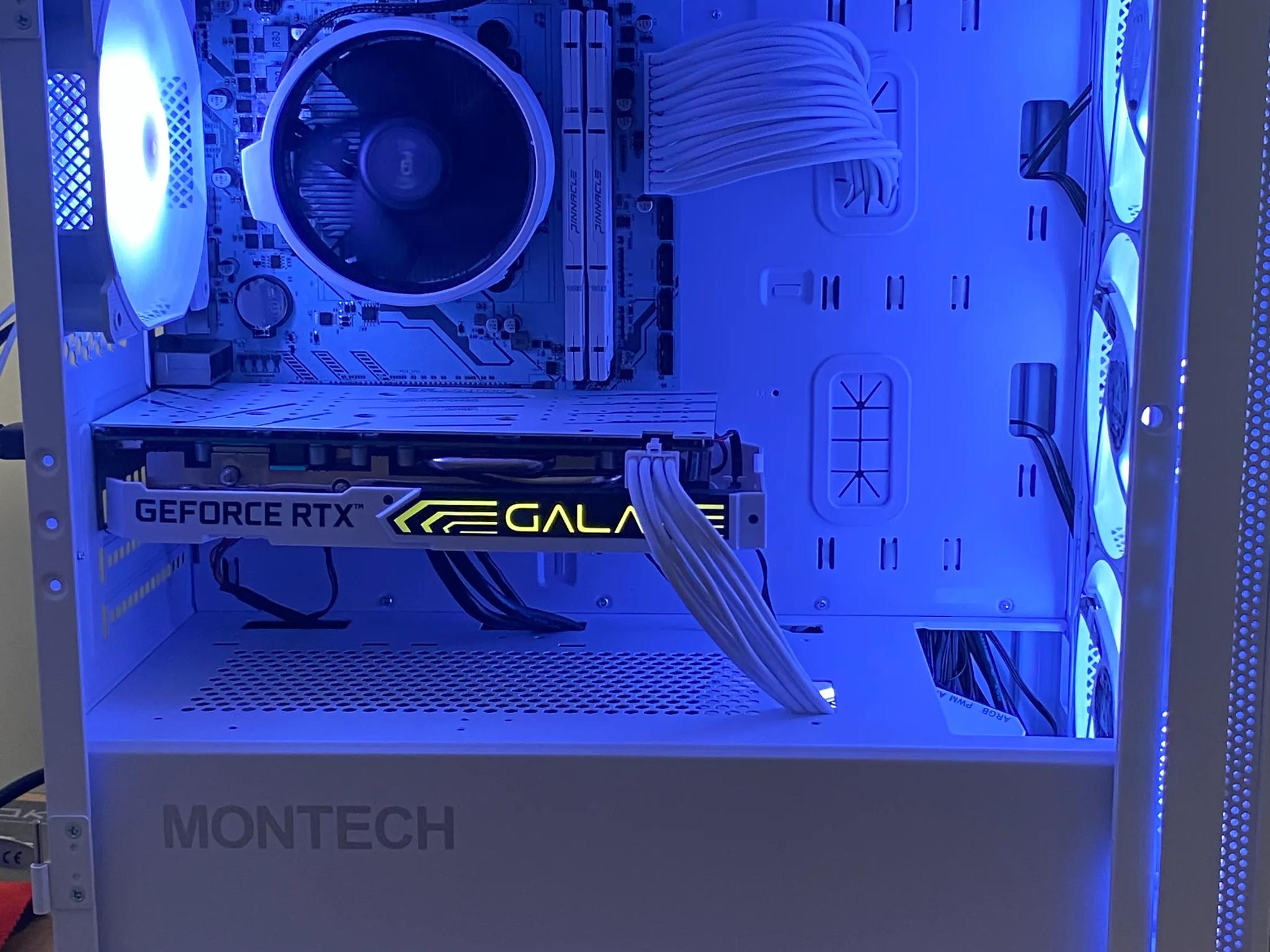White RTX Gaming PC
