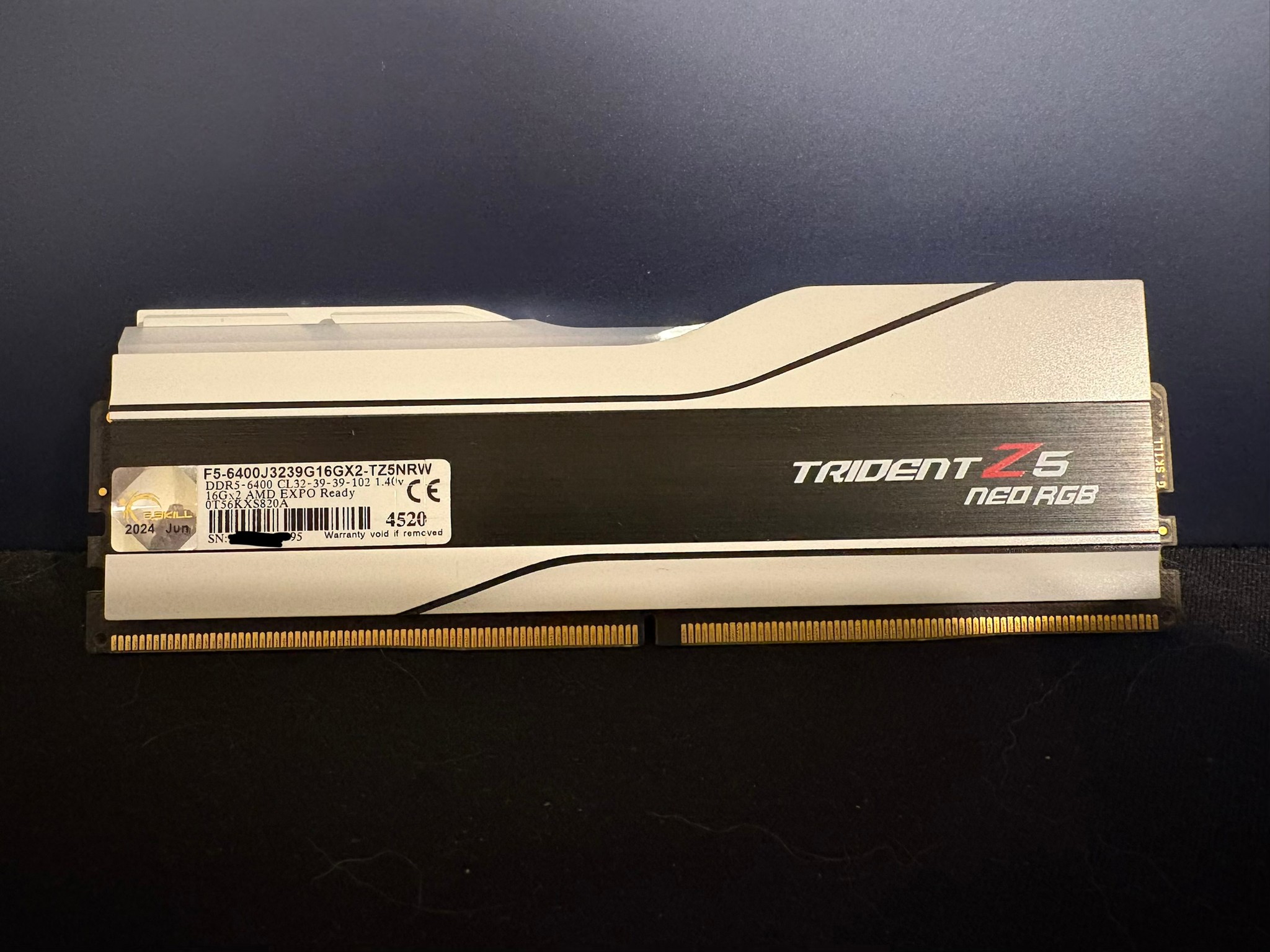 G.Skill Trident Z5 Neo RGB 32gb 6400mhz Ram (2x16gb)