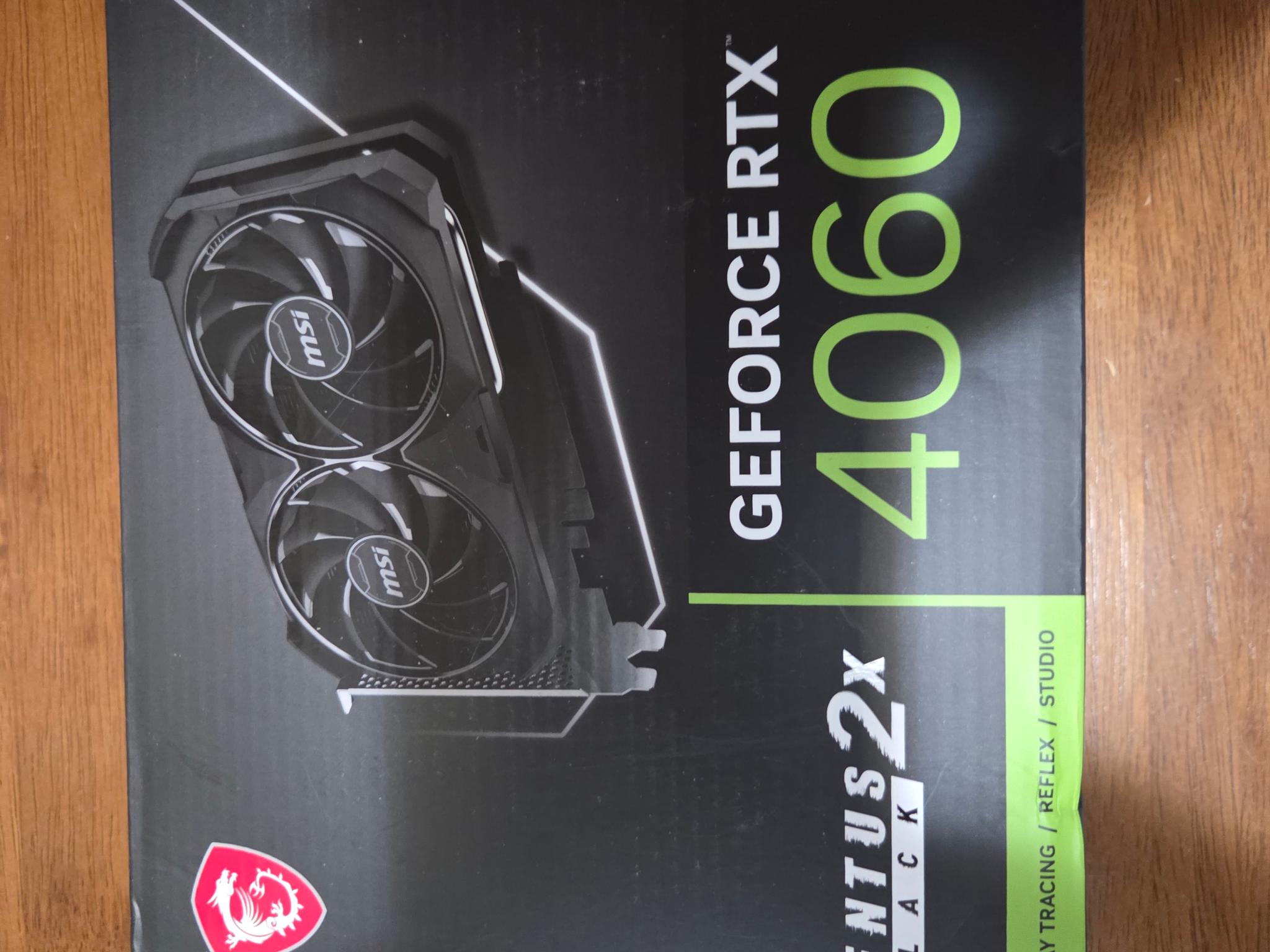 MSI VENTUS 2X BLACK GeForce RTX 4060