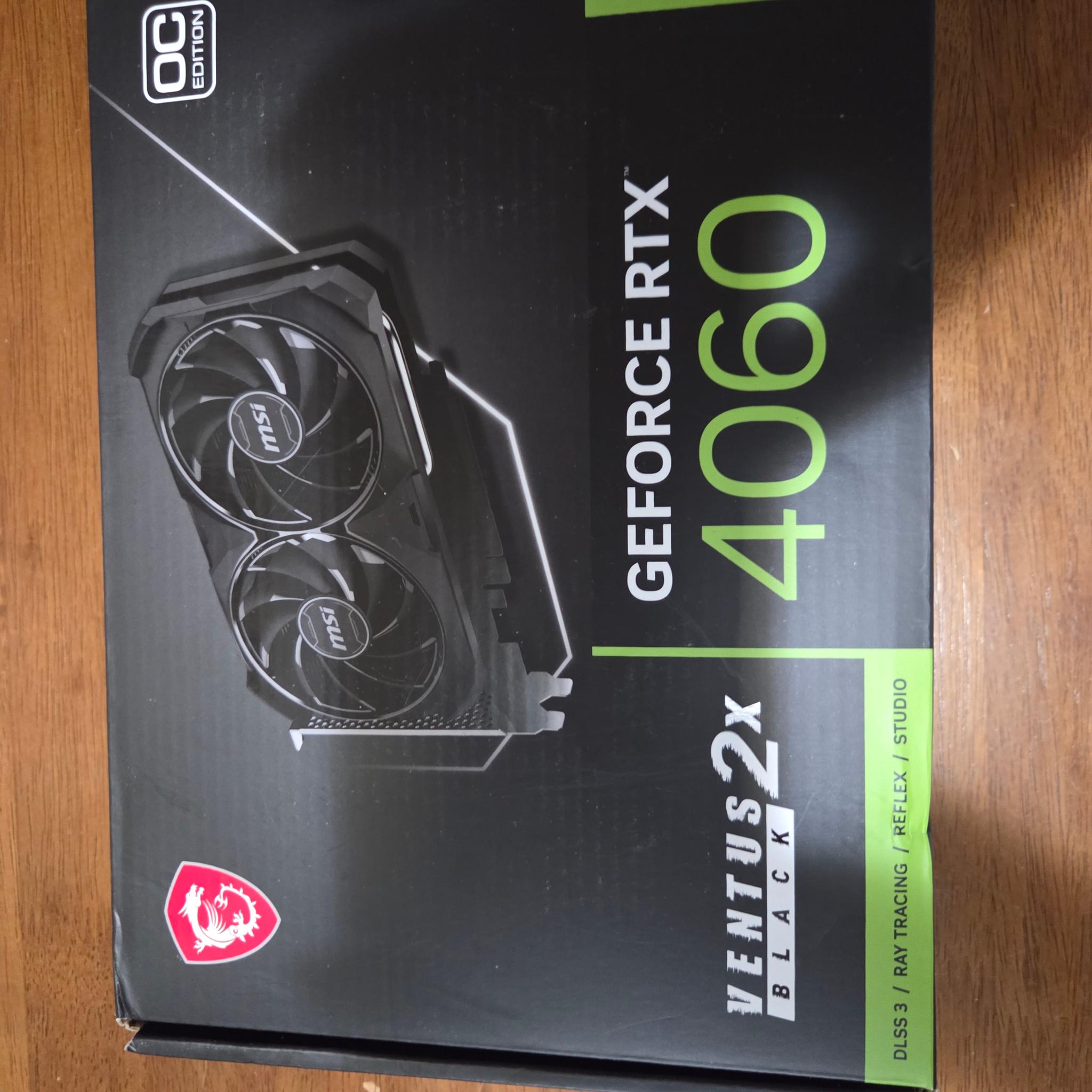 MSI VENTUS 2X BLACK GeForce RTX 4060