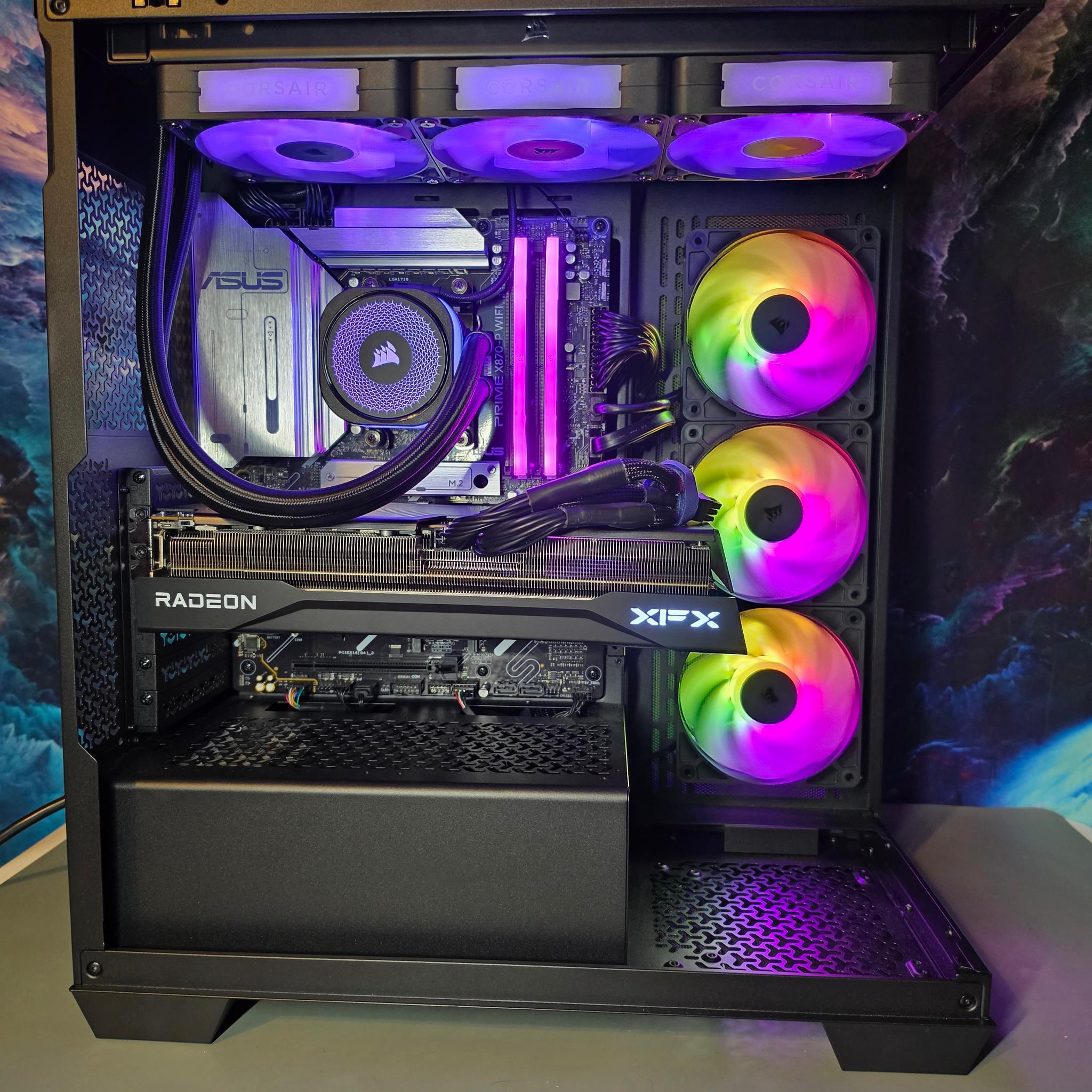 XFX RX 9070 XT 16gb + Ryzen 9800x3d PC Build #86