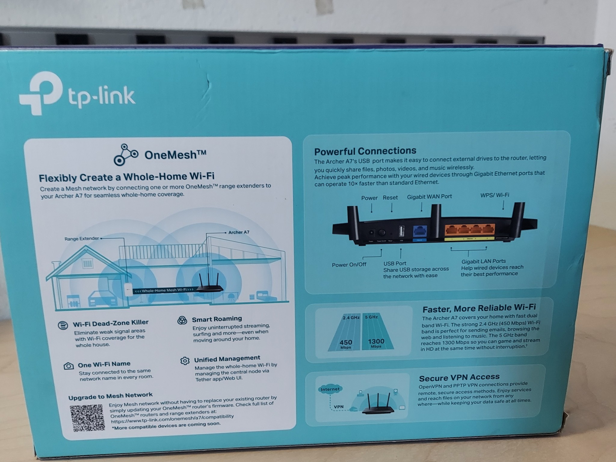 TP-Link Archer AC1750 WiFi Router - Dualband Gigabit