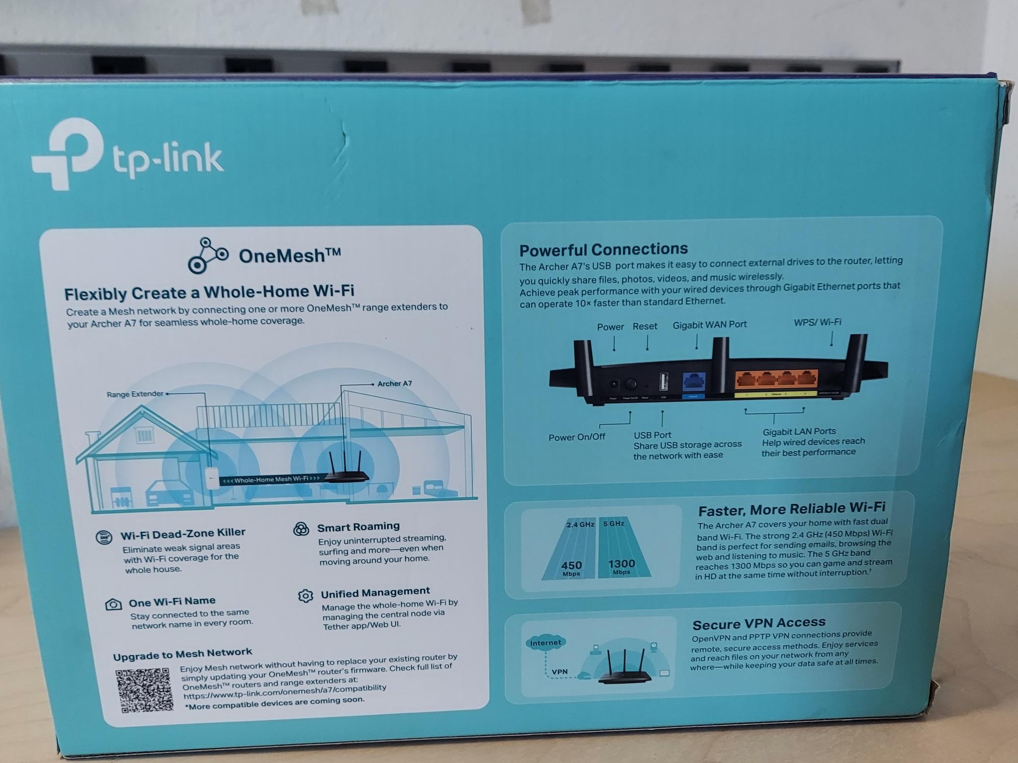 TP-Link Archer AC1750 WiFi Router - Dualband Gigabit