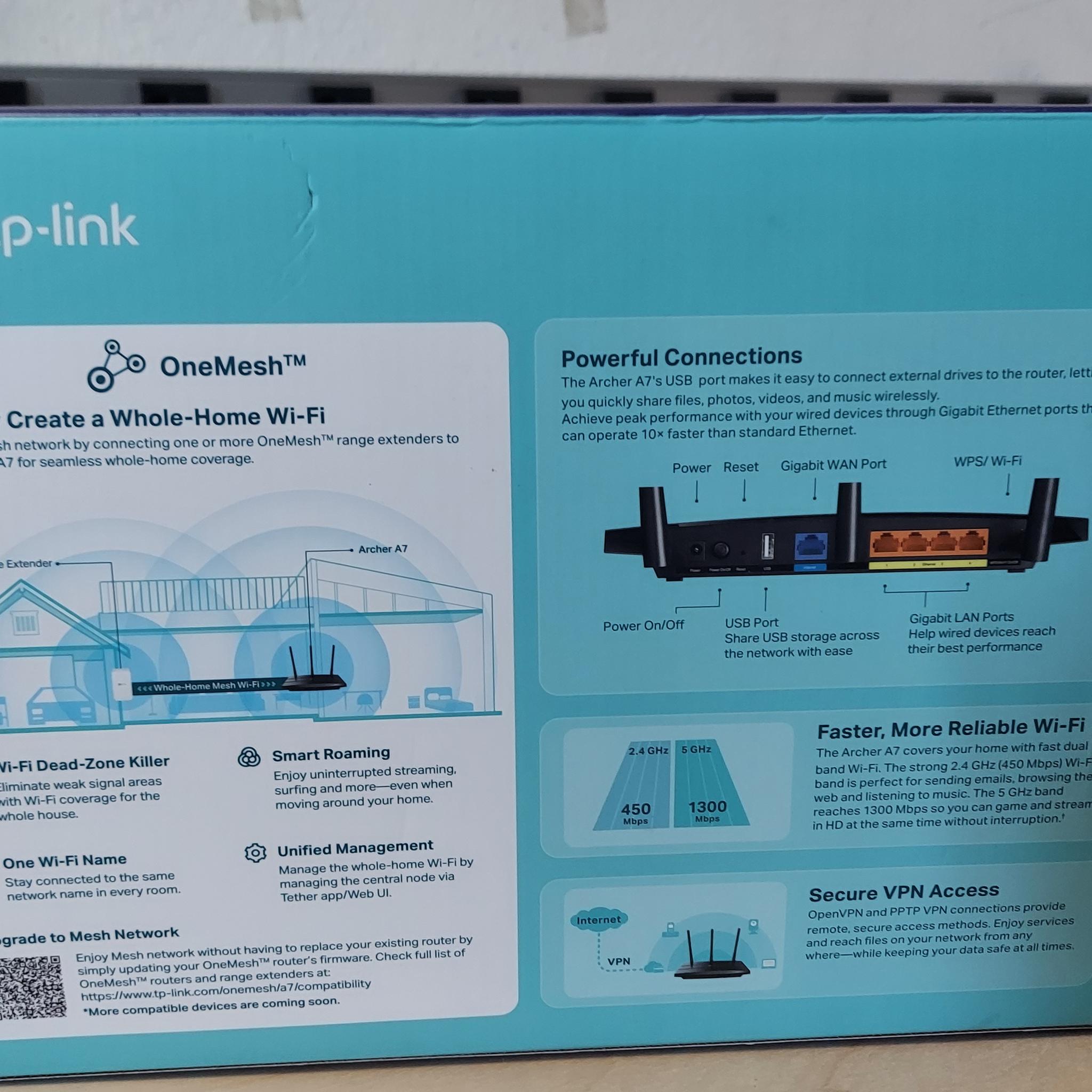 TP-Link Archer AC1750 WiFi Router - Dualband Gigabit