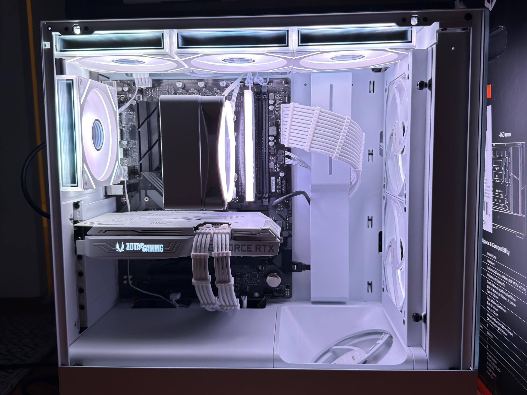 ❄️WHITE RTX 3070 GAMING PC | i7-12700 | 32GB RAM | 1TB SSD❄️