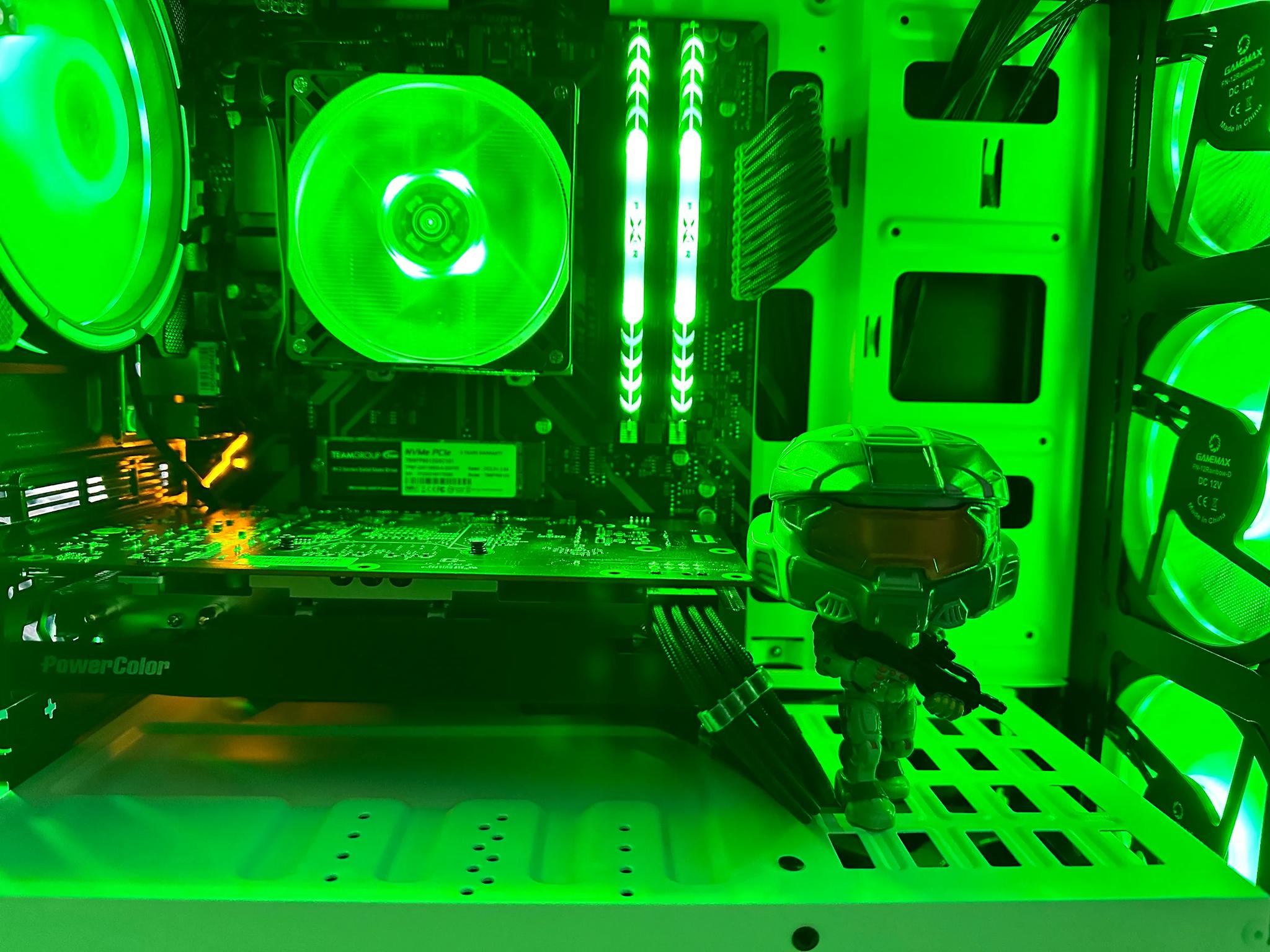 🔋😇Halo Mark VII🔋😇||Gaming PC-AMD RX 6600 8GB-AMD Ryzen 5 5500 6 core-16GB DDR4 RAM-512GB SSD