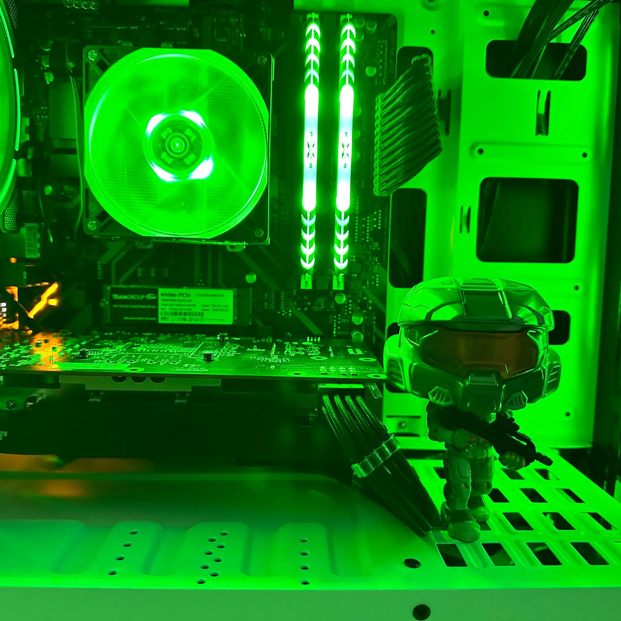 🔋😇Halo Mark VII🔋😇||Gaming PC-AMD RX 6600 8GB-AMD Ryzen 5 5500 6 core-16GB DDR4 RAM-512GB SSD