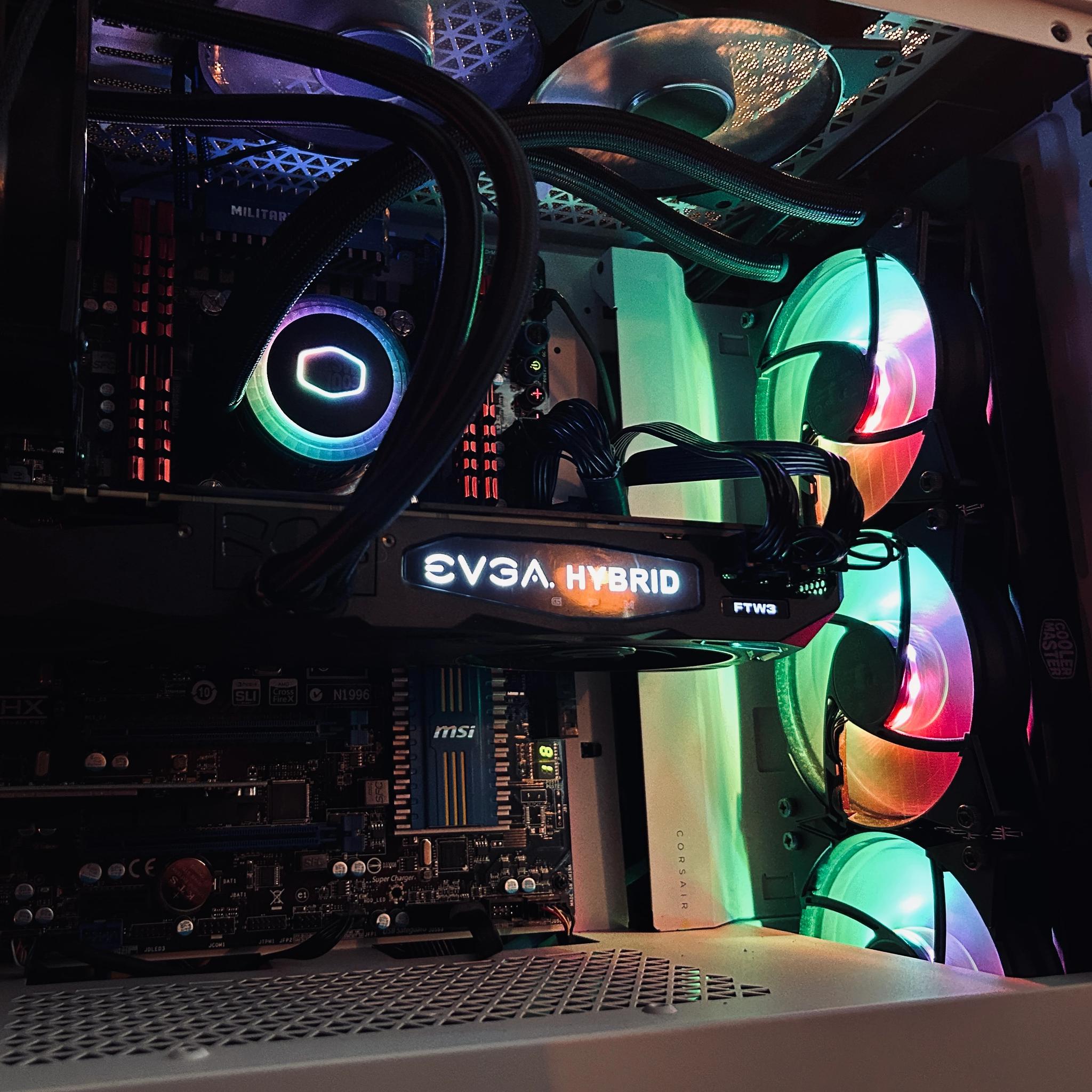 💻USED TECH DEALS💻 GTX 1080ti / Intel Xeon E5-2697v2 / 360mm AIO / 1TB Storage / 32GB RAM / WIN11