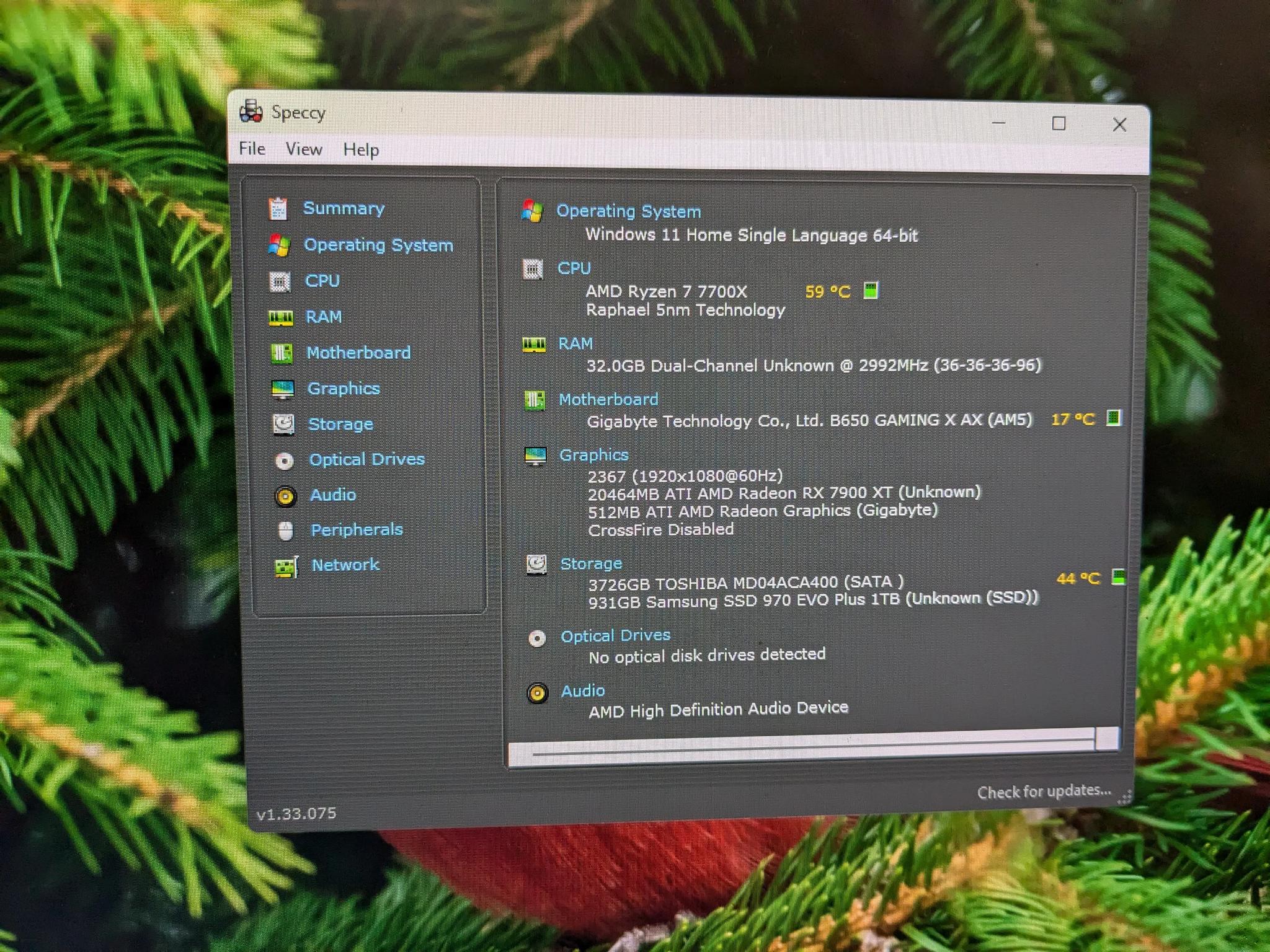 FREE SHIP ~ 4K Dream Machine ~ R7 7700X, RX 7900 XT 20GB, 32GB DDR5, 1TB NVME + 4TB HDD, Wifi, Win11