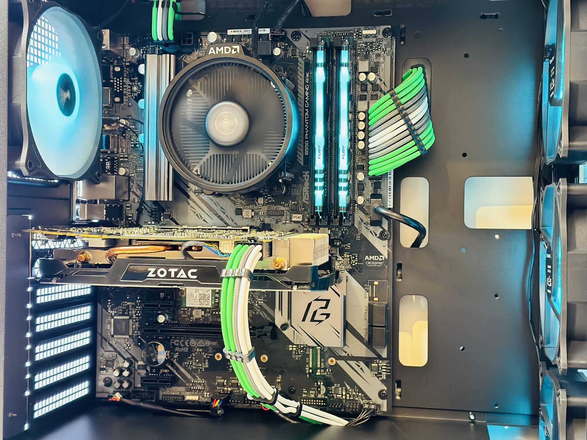 🟢Gaming PC🟢Nvidia GTX 1070 8GB🟢AMD Ryzen  3100 🟢16GB DDR4🟢500GB SSD NVME