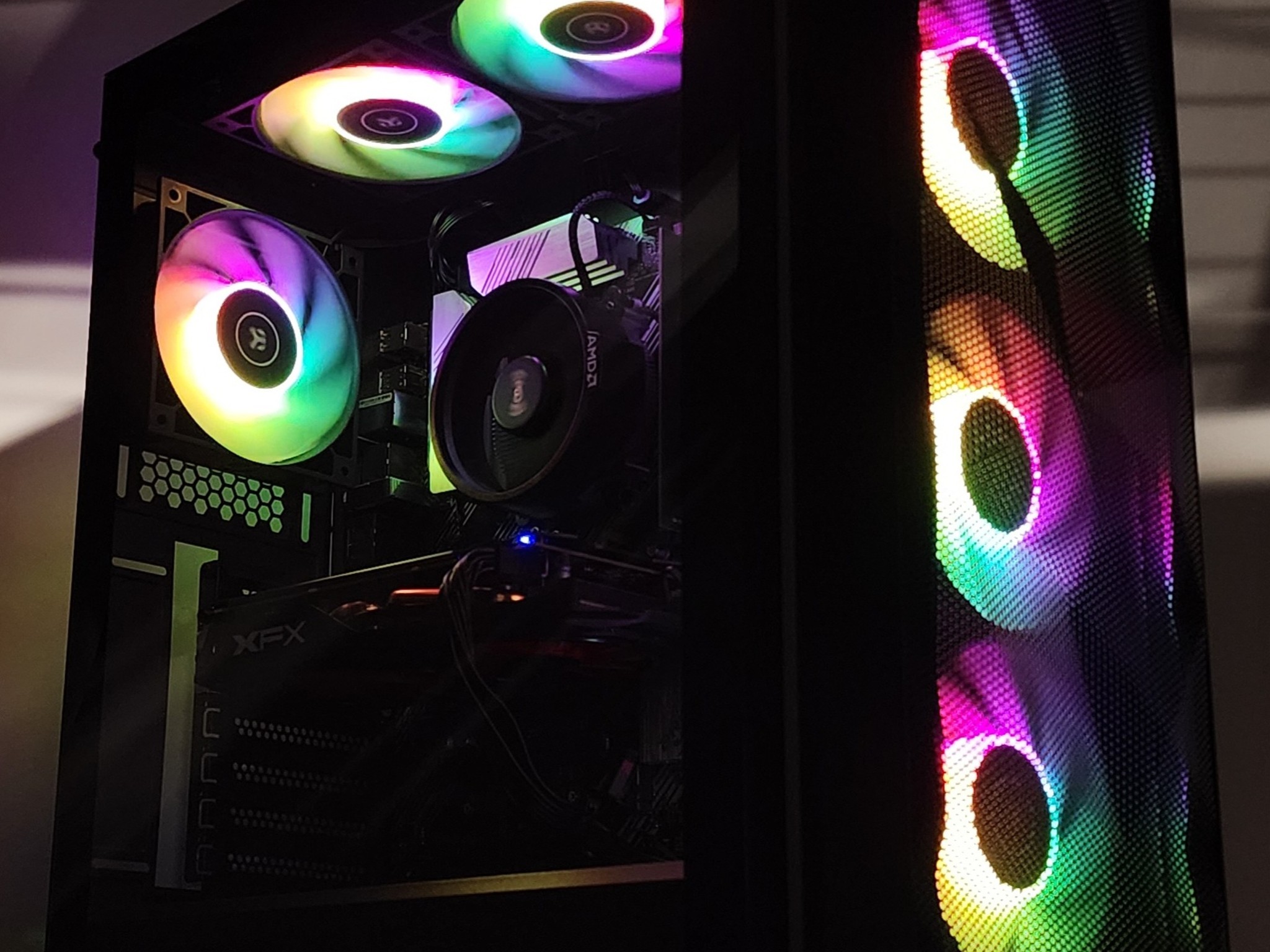 Gaming PC Ryzen 5 5500 16GB RAM 256GB SSD RX 580 8GB Windows 11 Computer