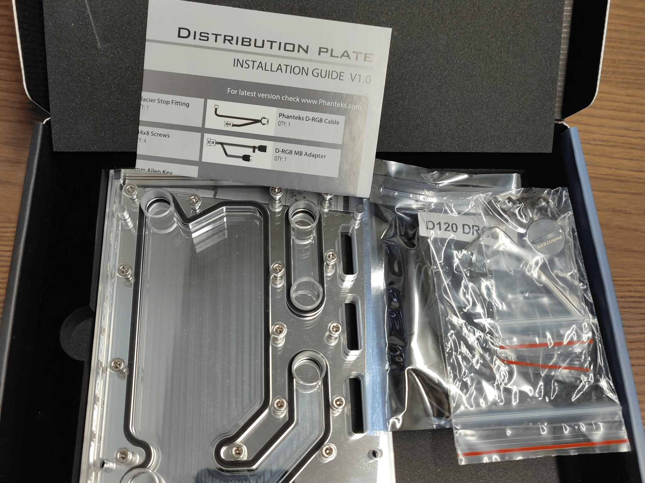 Phanteks Glacier D120 Distribution Plate