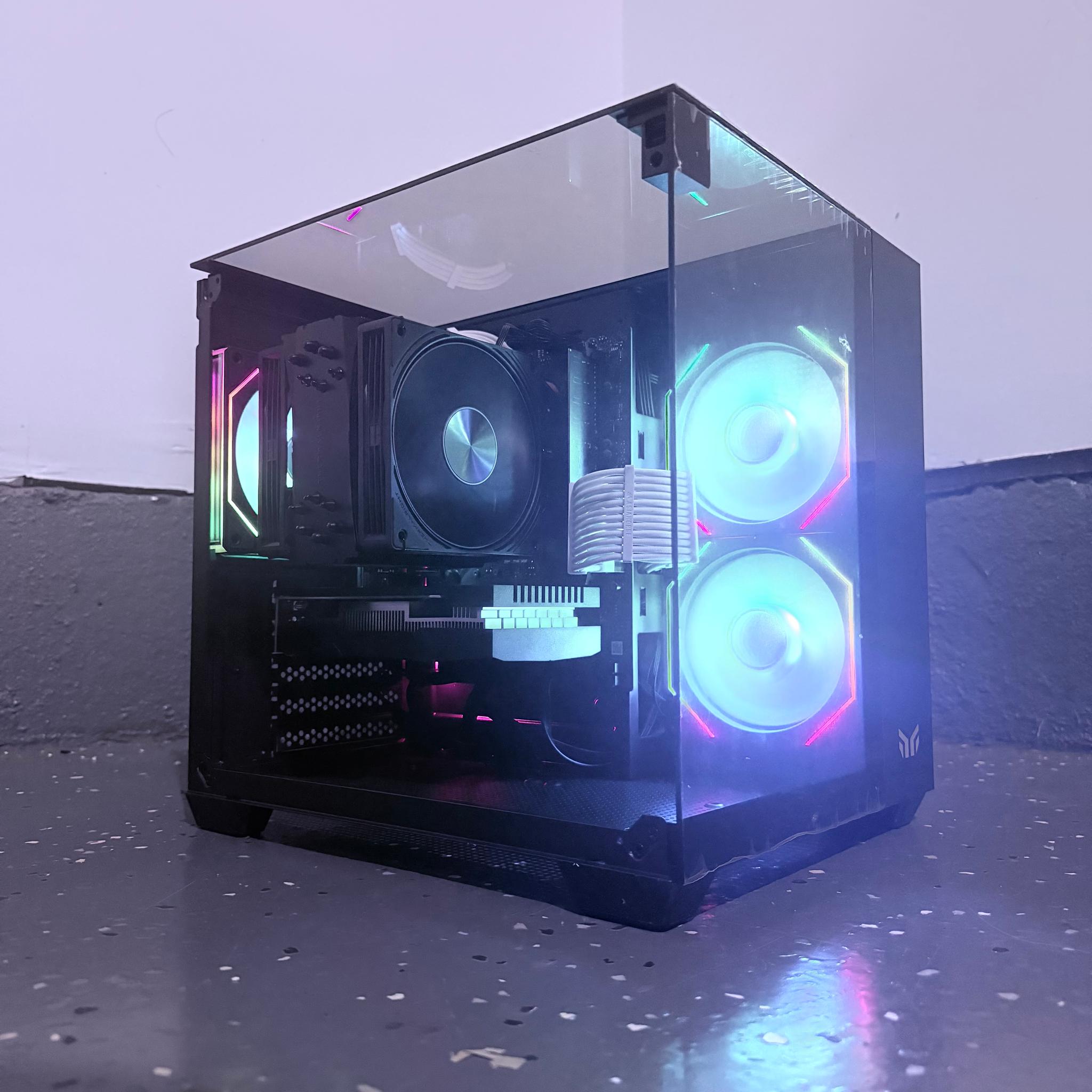 ⚫️"Neon Eclipse"🌈 | 1080p Gaming | RTX 3050 | Ryzen 5 2600 | 16GB Ram | 1TB SSD | Free Shipping