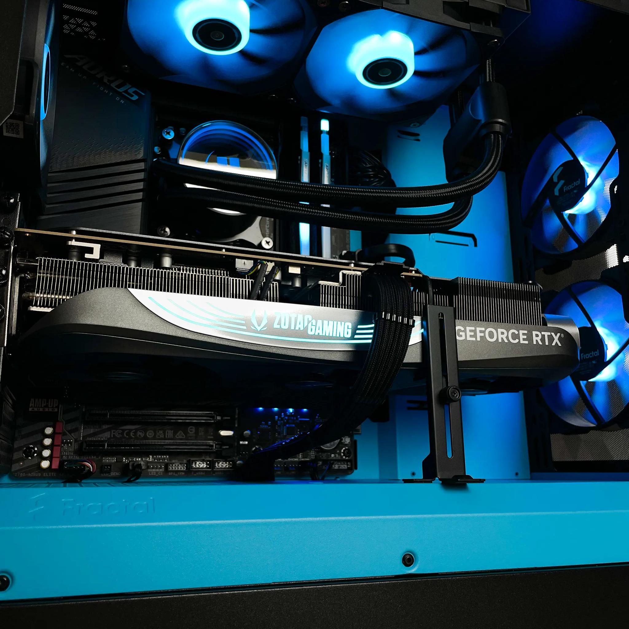 AES Cyan 12700k RTX 4080 Gaming PC