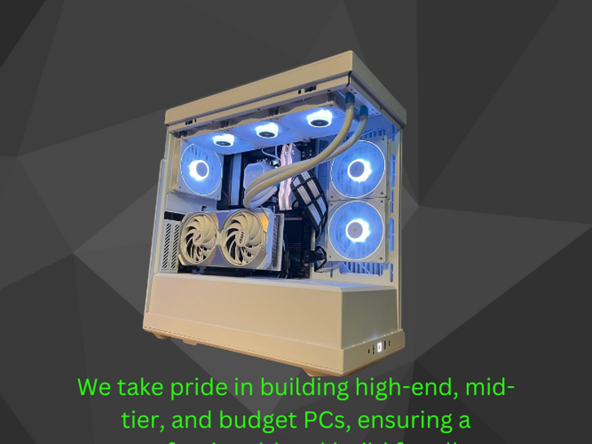 4k NO COMPRMISE GAMEING PC/CONTENT CREATION 7800x3d 4070ti super 32gddr5 2TB storage