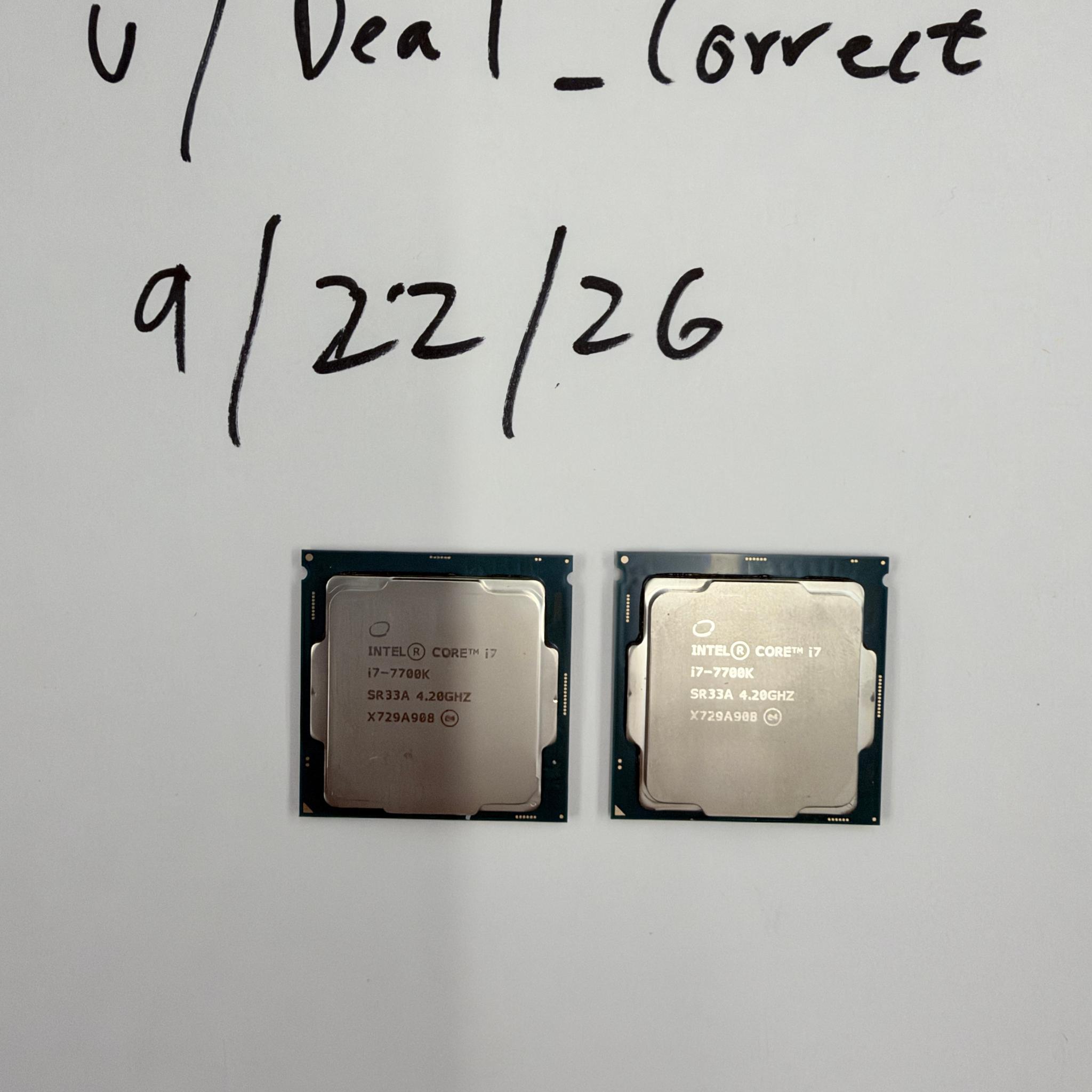 Intel Core i7-7700K Quad-Core LGA1151 CPU