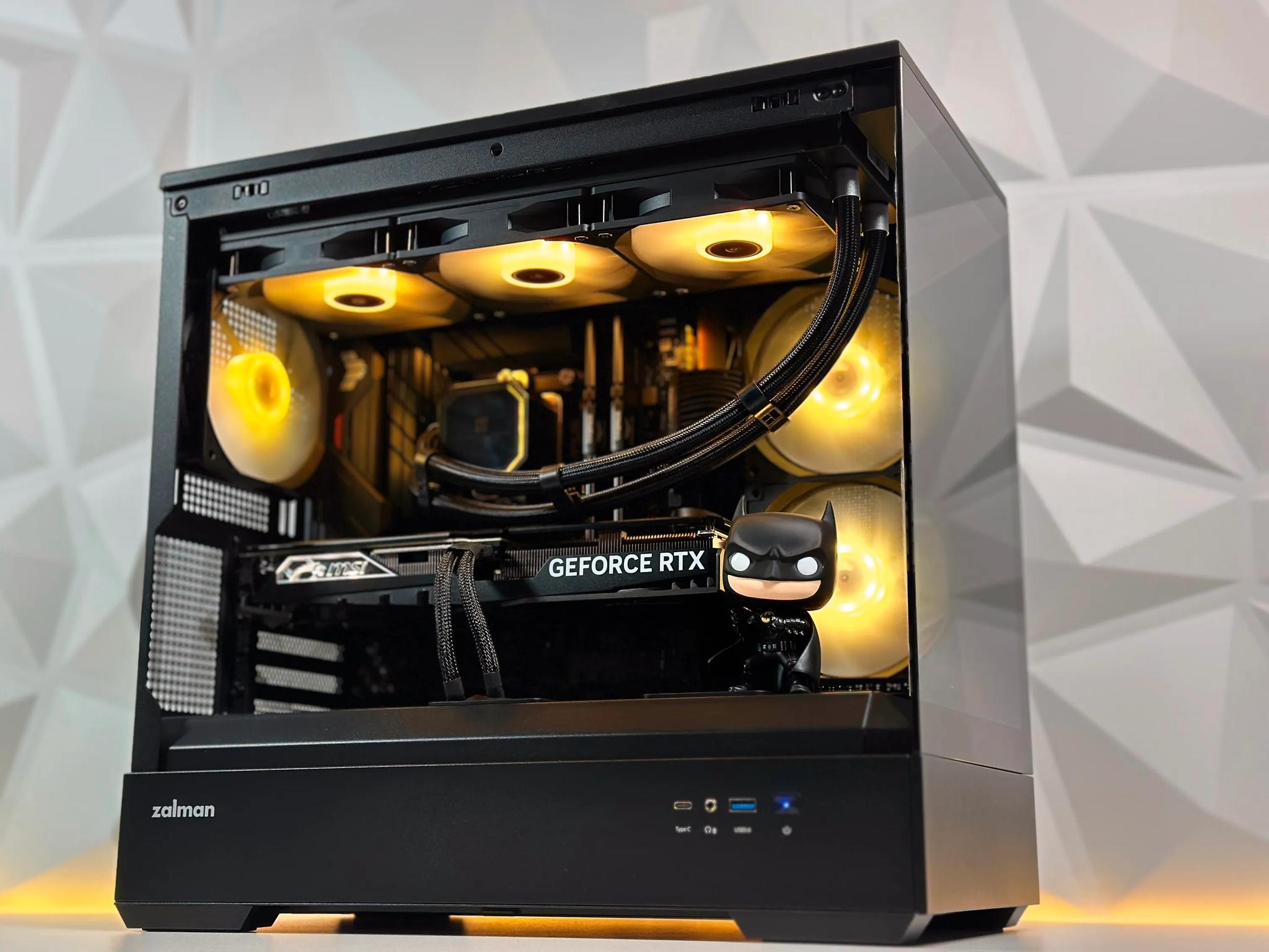 🌃🦇The Dark Knight 🦇Liquid Cooled Gaming PC🦇Nvidia RTX 4070 12GB🦇Intel  12600KF🦇32GB DDR4🦇1TB