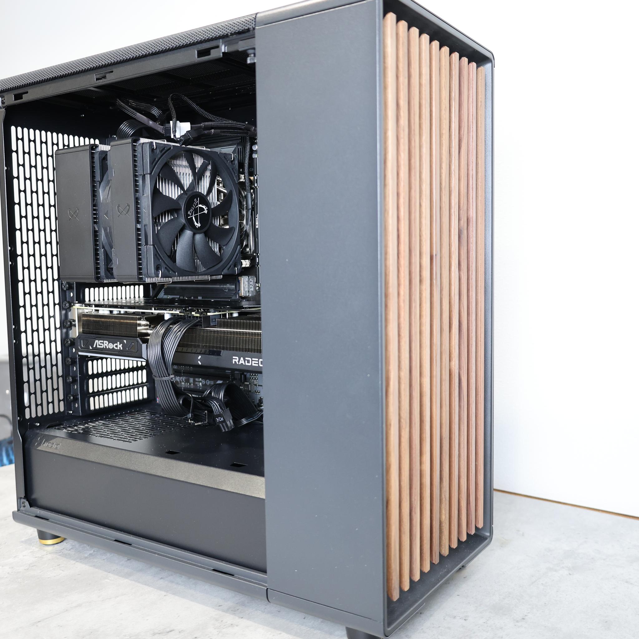 Fractal North 7800x3d+9070xt 1440P/4K Build