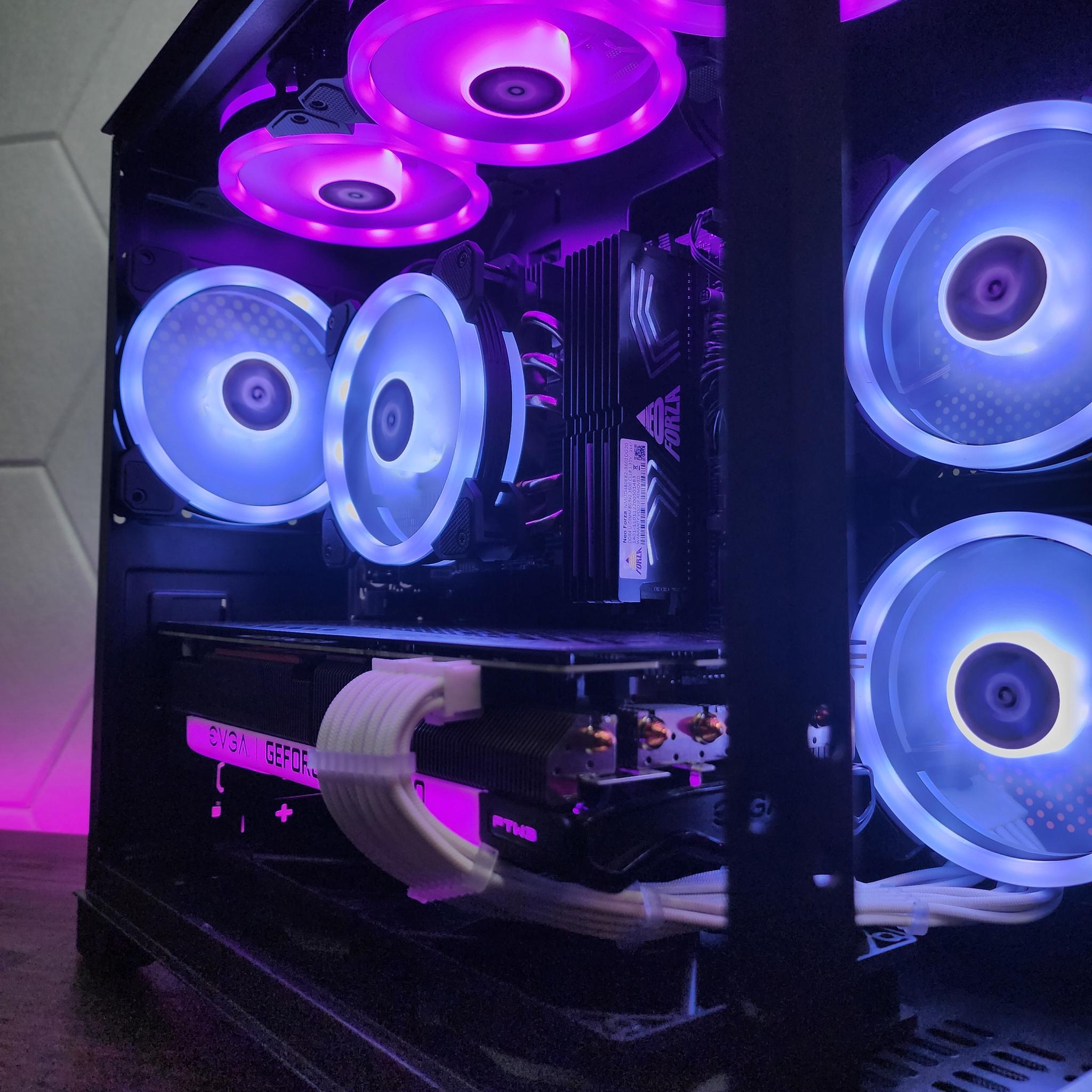 💜🖤🤍 EVGA RTX 3070 FTW3 // Intel Core i5 11400// Neo Forza 32GB 3600MHz