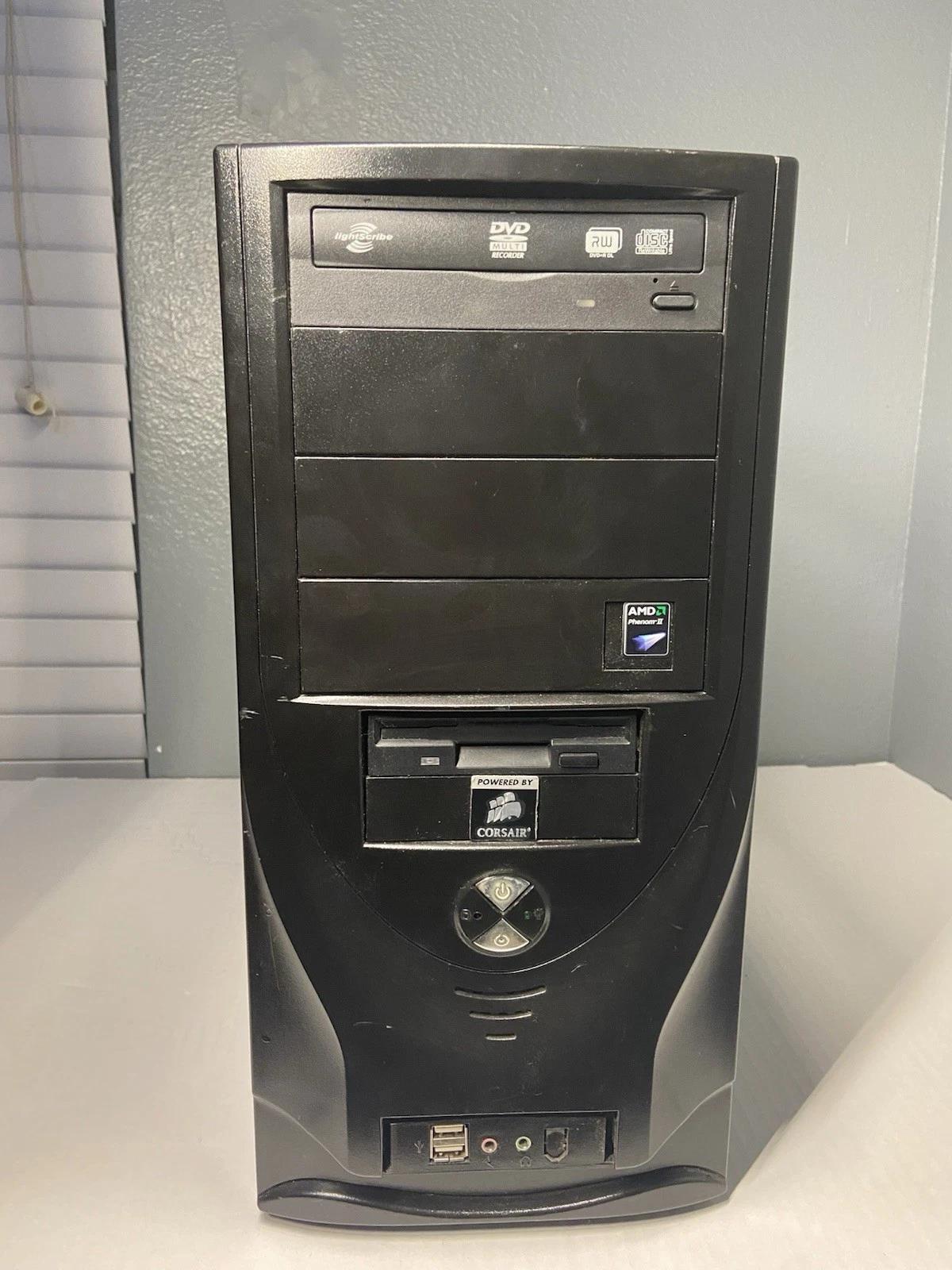 T-Series Retro Gaming PC AMD Athlon II X2 255 3.10GHz 8GB Ram 465GB HDD Window 7
