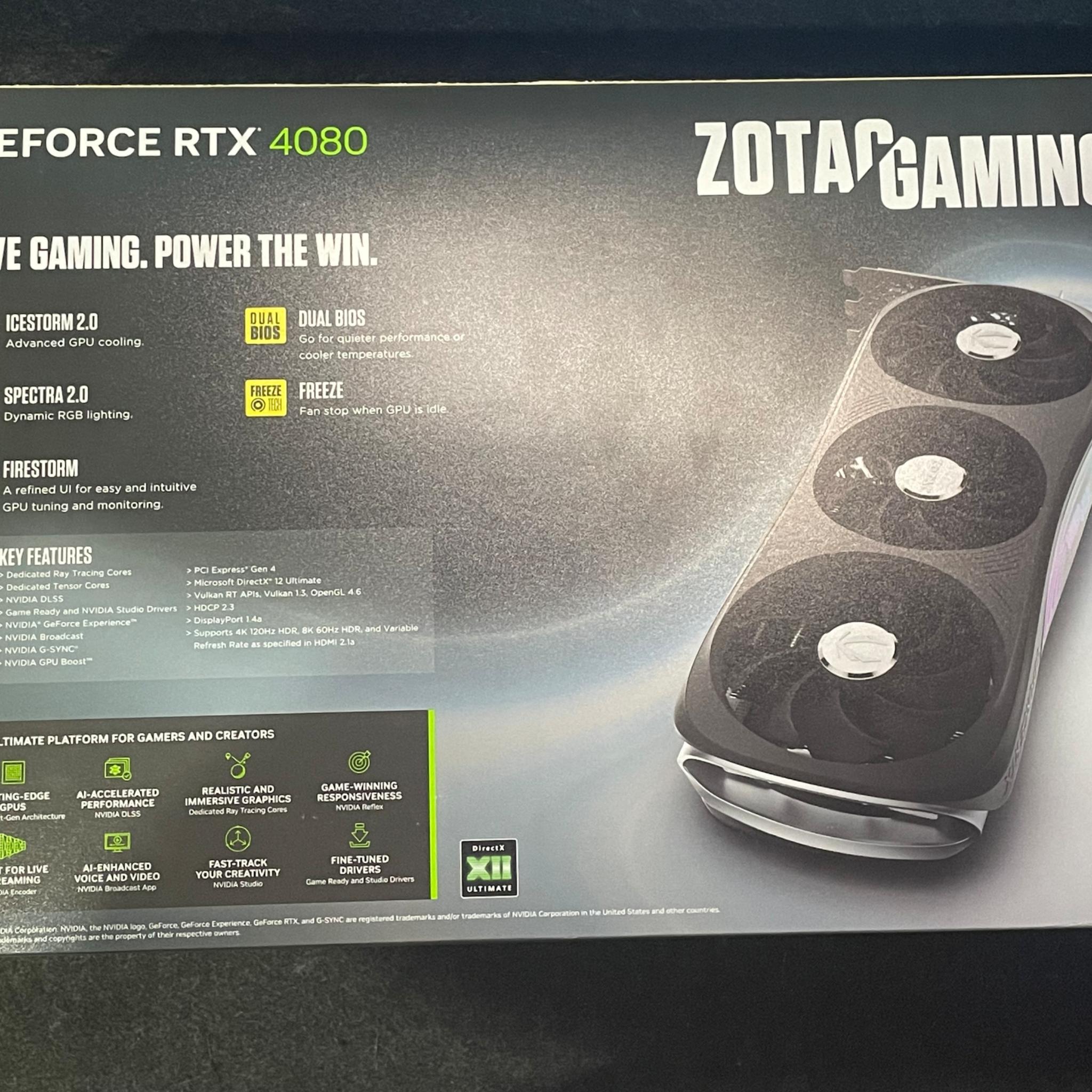 ZOTAC Gaming GeForce RTX 4080 16GB Trinity OC