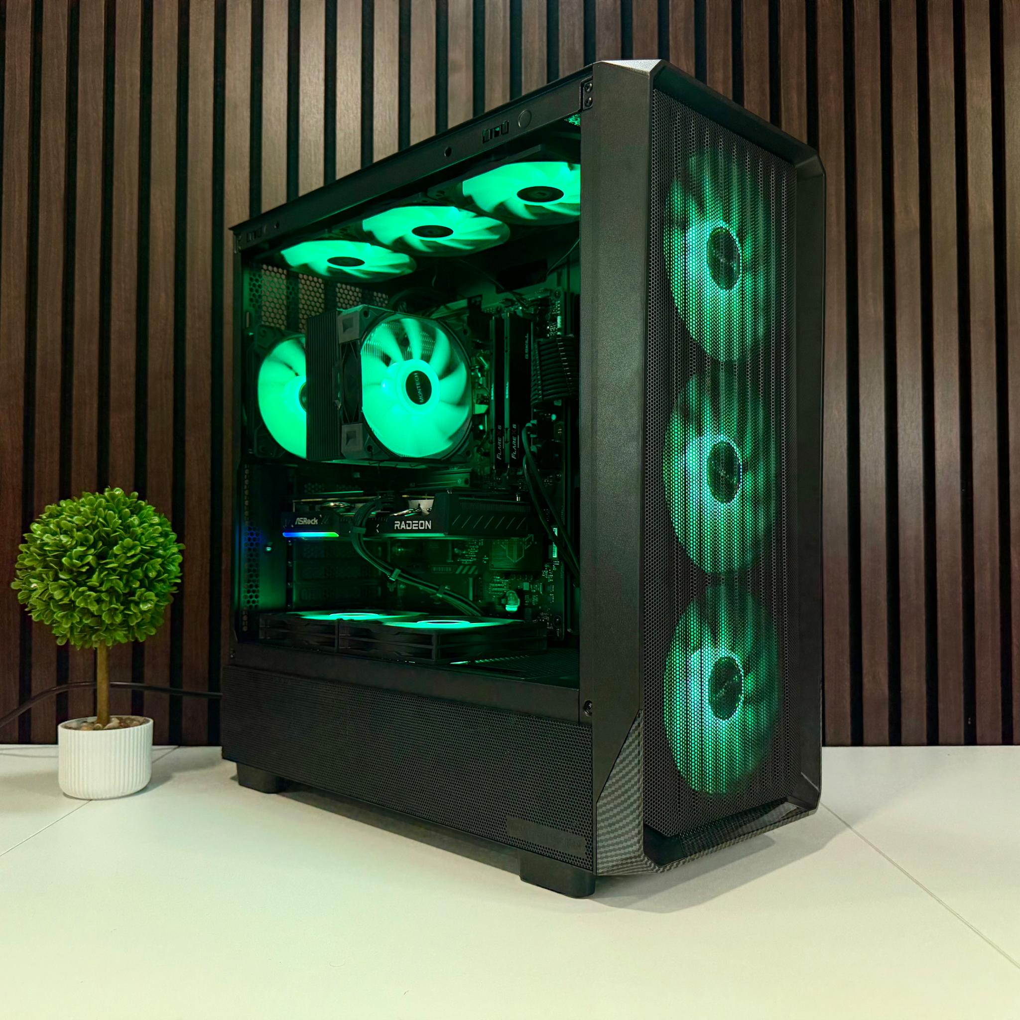9060XT 16GB | Ryzen 7600X3D | 32GB DDR5 | 1TB SSD | 800W Gold PSU | ARGB Fans | Windows 11