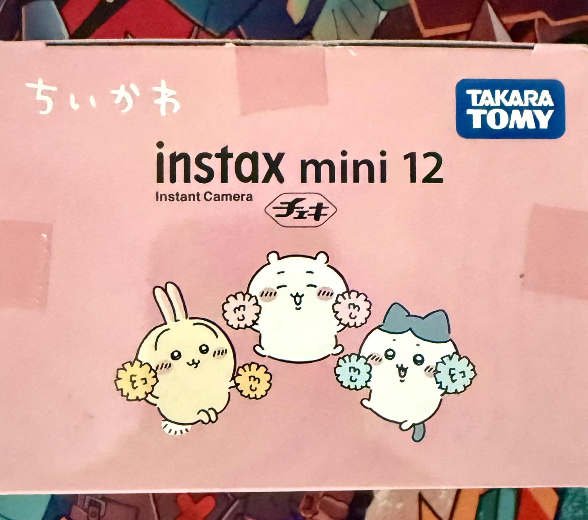 (NEW) Cheki Chiikawa Instax Mini 12 Instant Camera Fujifilm Kawaii Takara Tomy