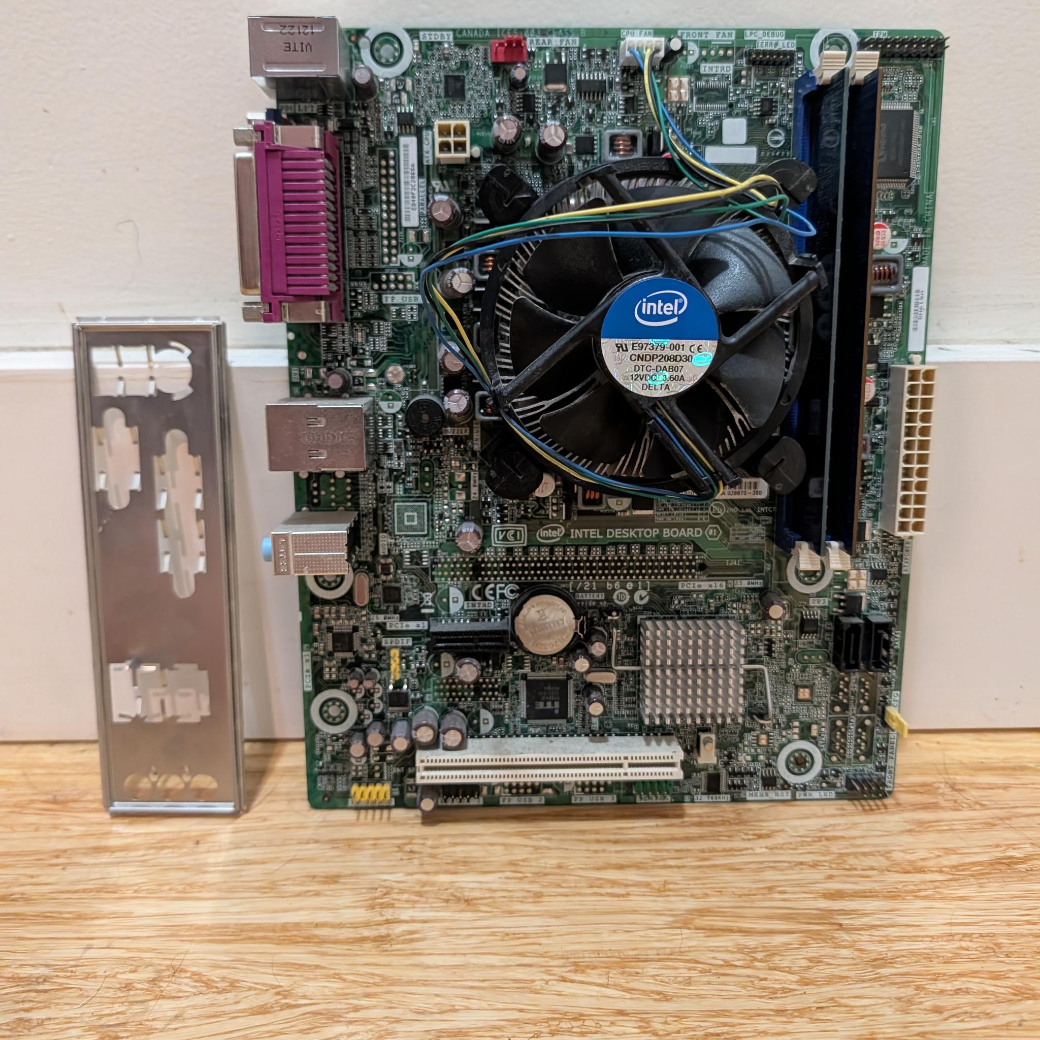 Motherboard bundle | Intel LGA 1155 | I3 2100 | 4gb ram | Stock cooler|