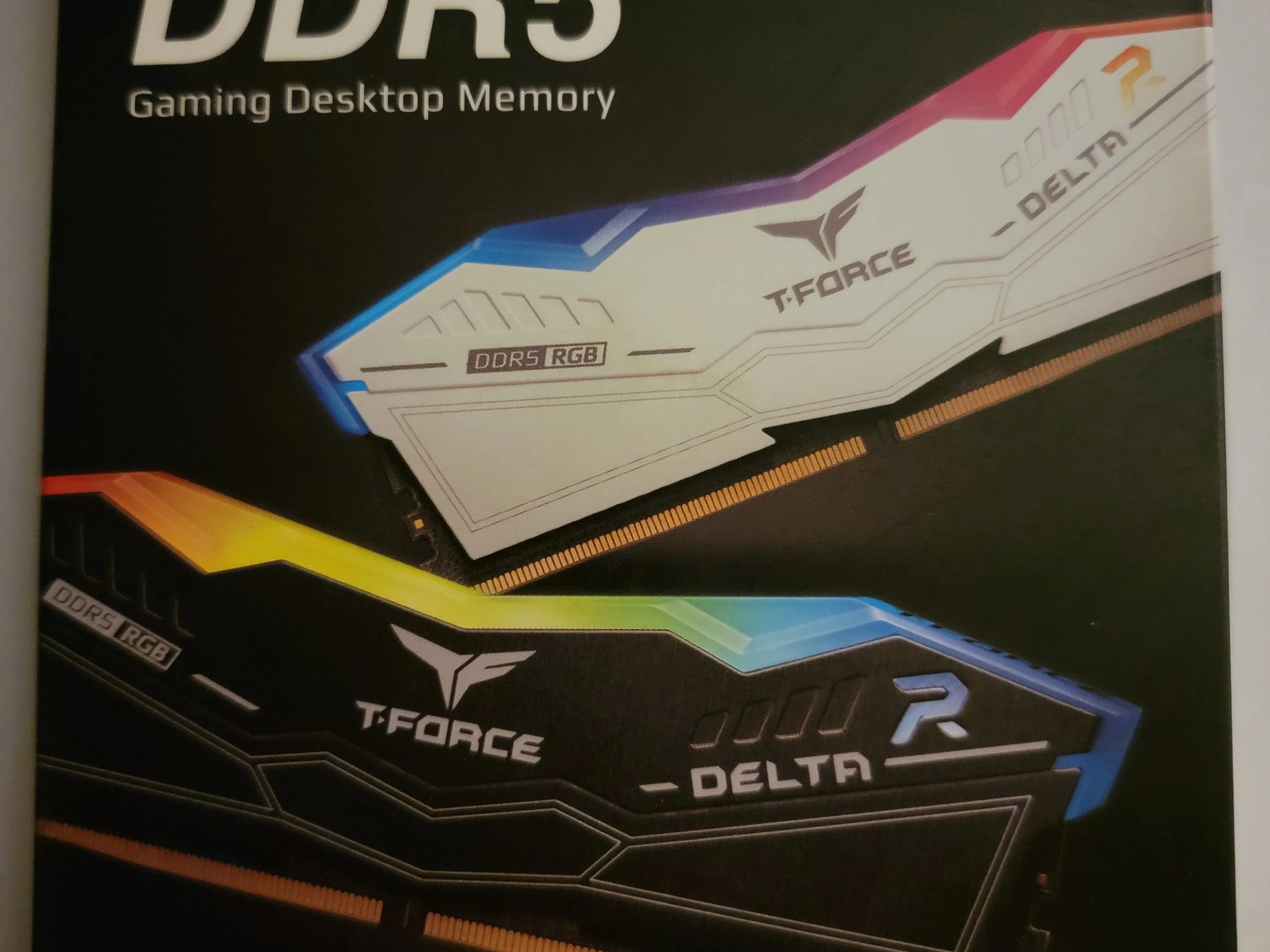 Team T-Force Delta RGB 32GB (2 x 16GB) DDR5 6200Mhz CL38-38-38-78 Brand New