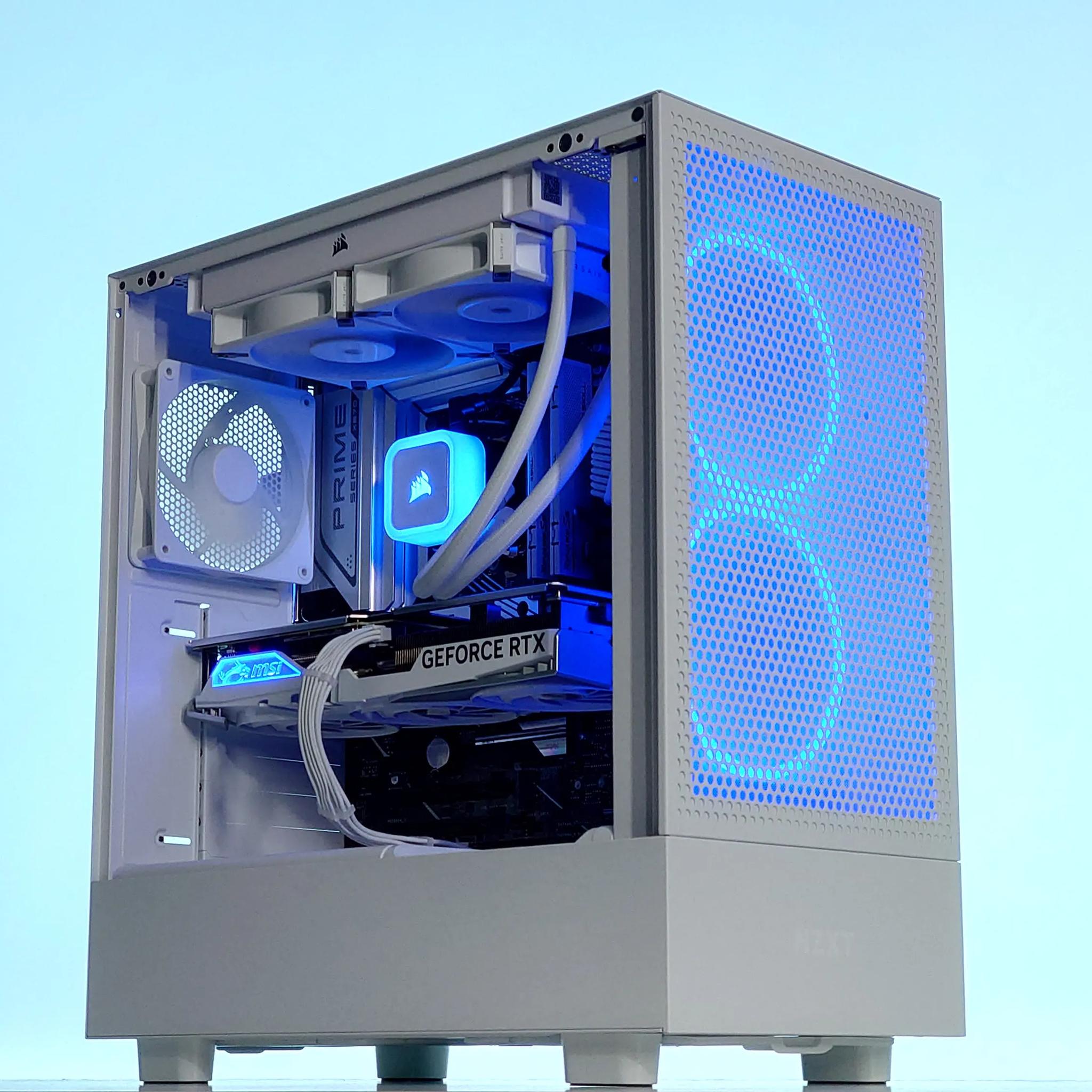 🌬️☃️Extreme Gaming PC❄️Nvidia RTX 4070 Ti 12GB❄️AMD Ryzen 7 7700❄️32GB DDR5❄️1TB NVME