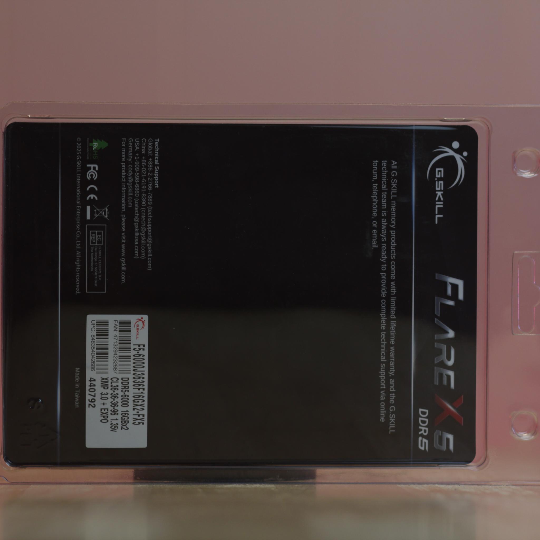 Brand New! G.Skill Flare X5 DDR5 32GB 6000MT/s CL36