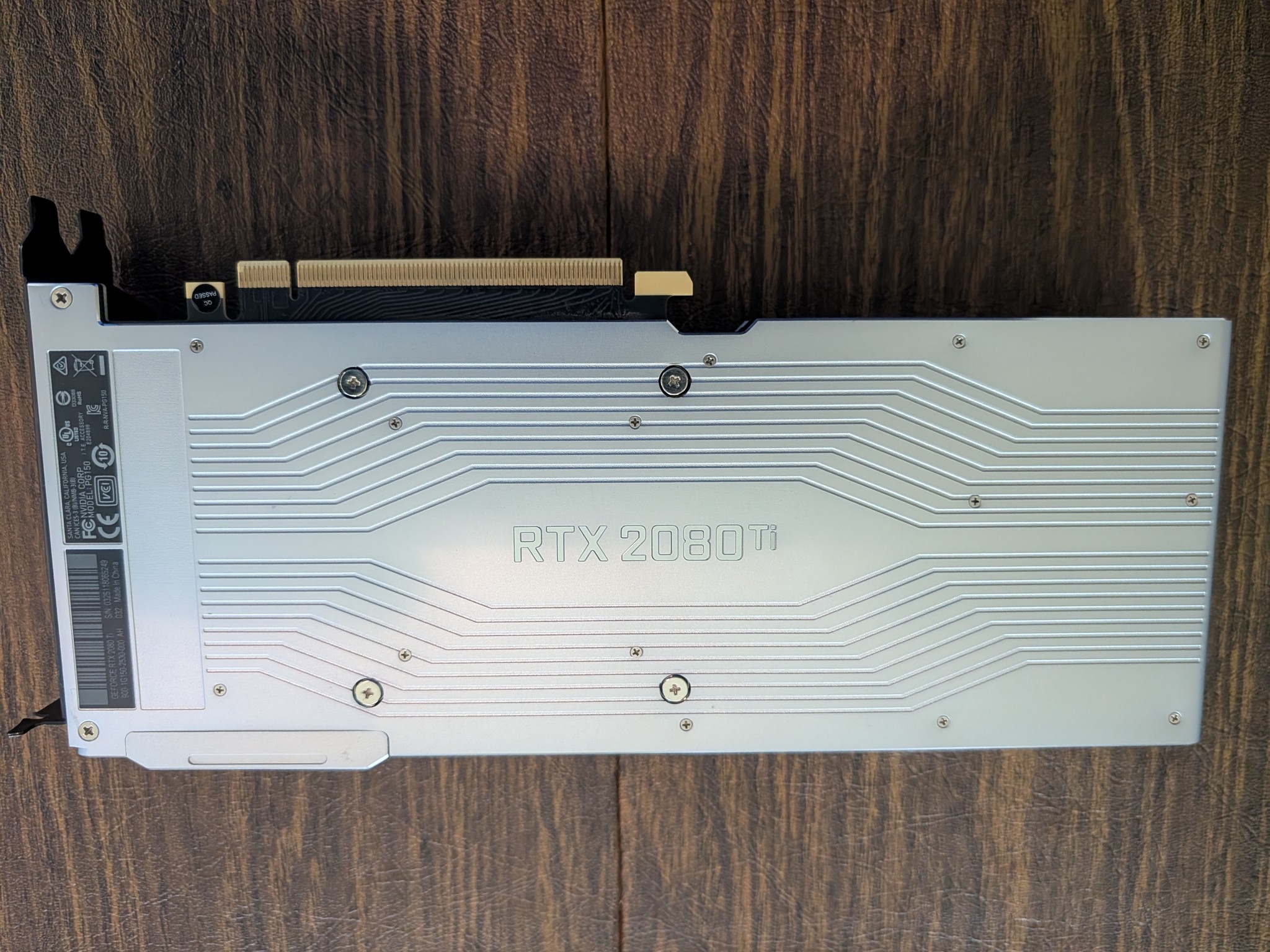 NVIDIA GeForce RTX 2080 Ti Founders Edition 11GB GDDR6