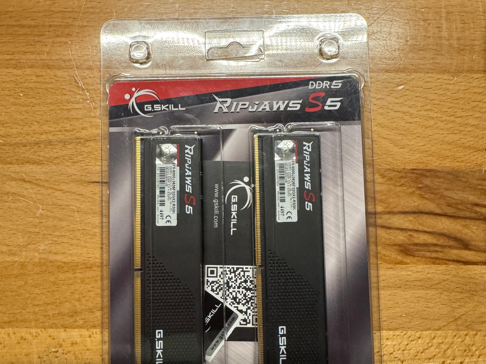 *NEW* 64GB G.Skill Ripjaws S5 DDR5 6000MHz CL36