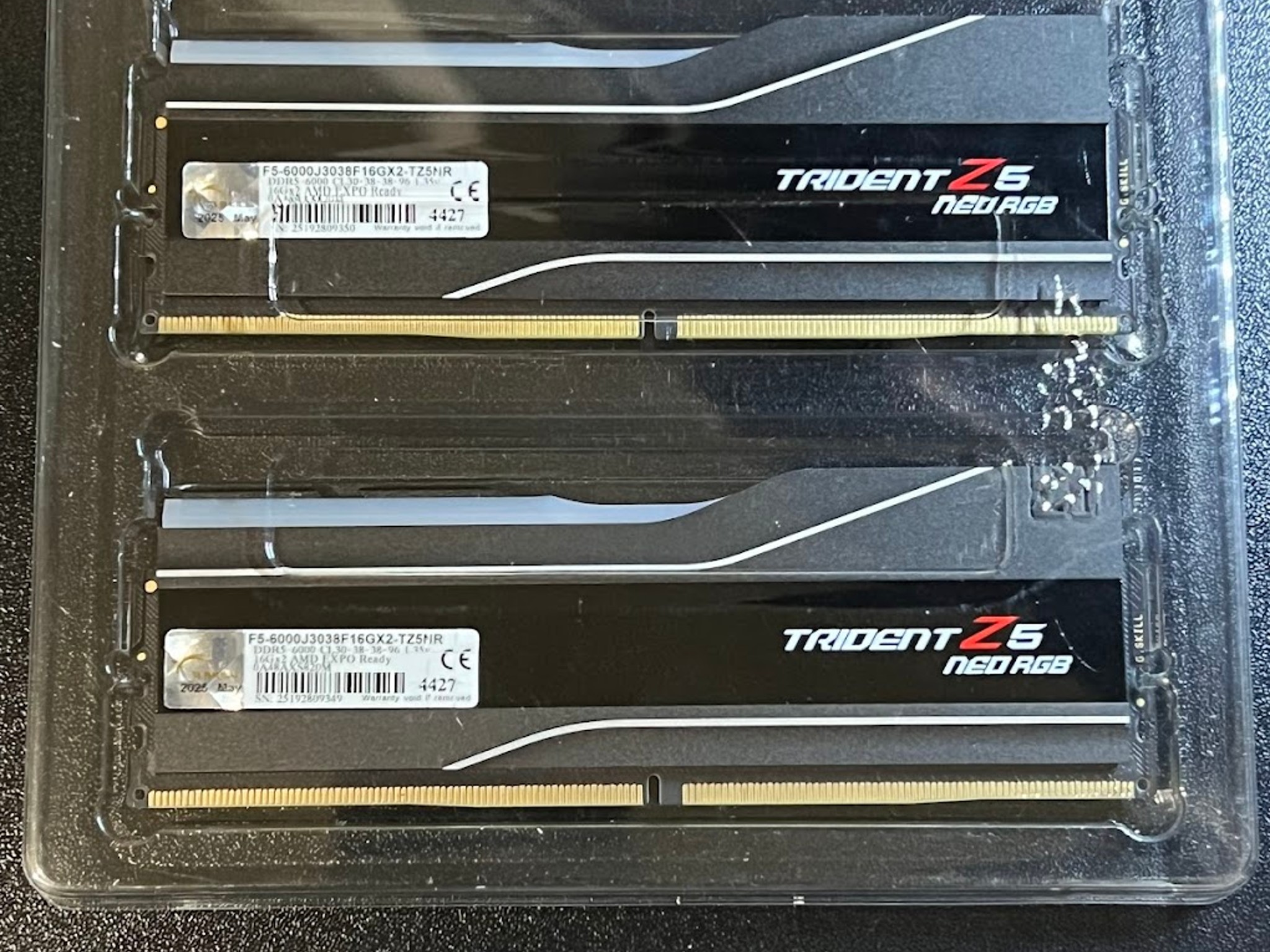 G.Skill Trident Z5 Neo RGB 32GB (2x16GB) DDR5 6000MHz CL30