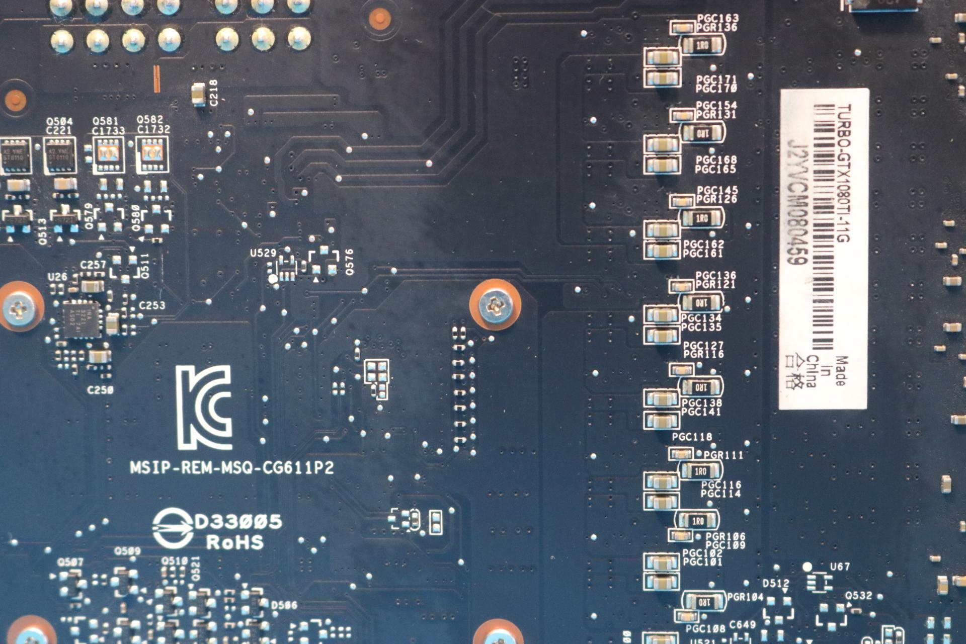 ASUS NVIDIA GeForce GTX 1080 Ti Turbo 11GB GDDR5X PCIe 3.0 x16 Desktop GPU TURBO-GTX1080TI-11G