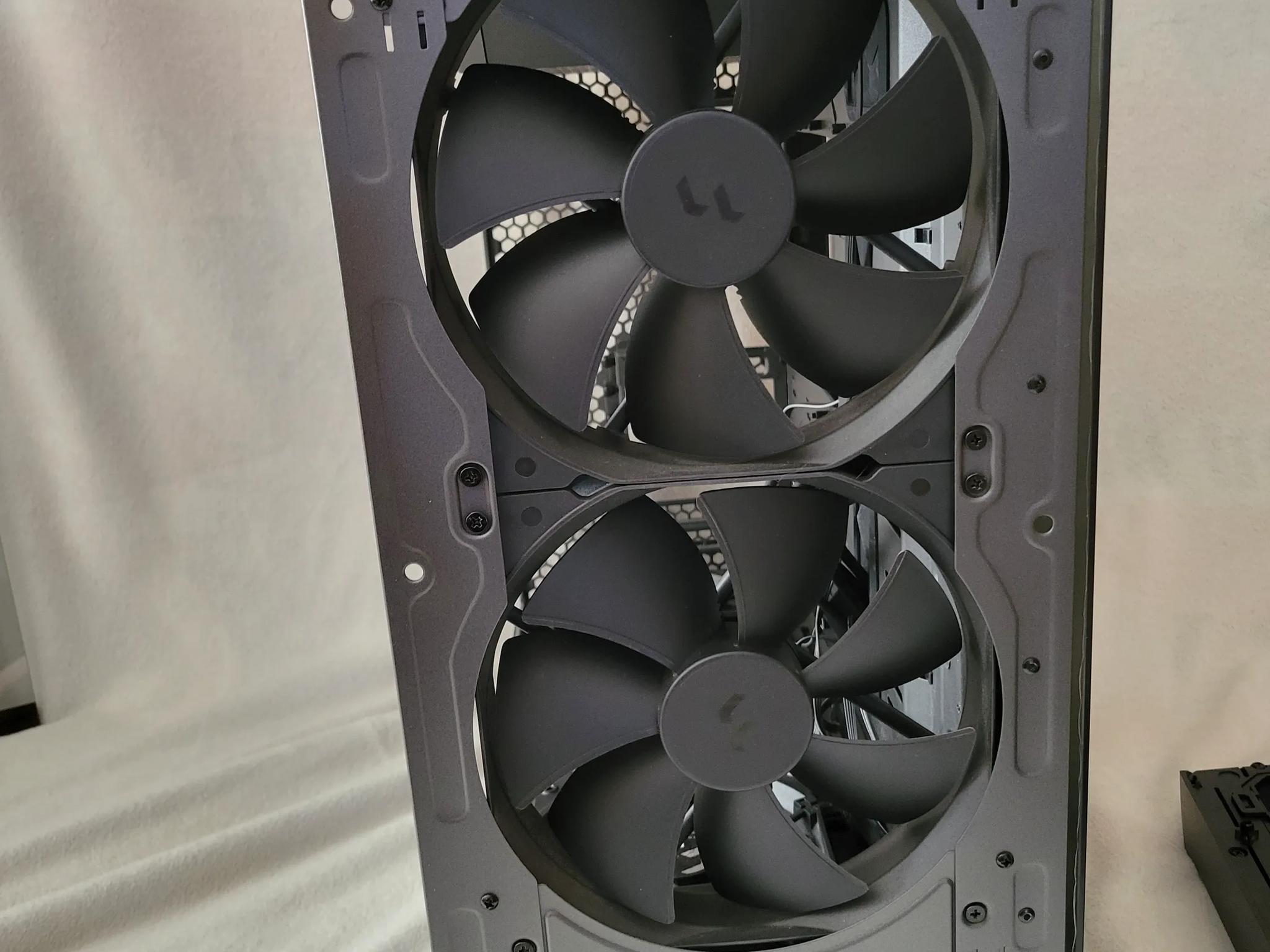 FRACTAL TORRENT EATX CASE, 2x180mm Front fans, NO RGB, Black
