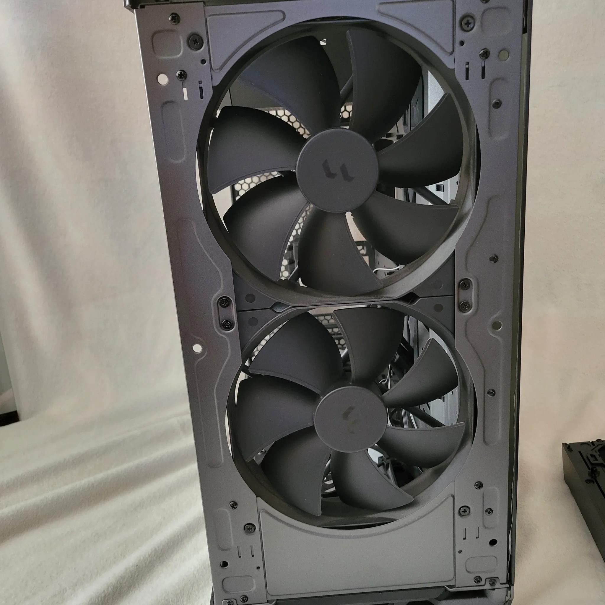 FRACTAL TORRENT EATX CASE, 2x180mm Front fans, NO RGB, Black