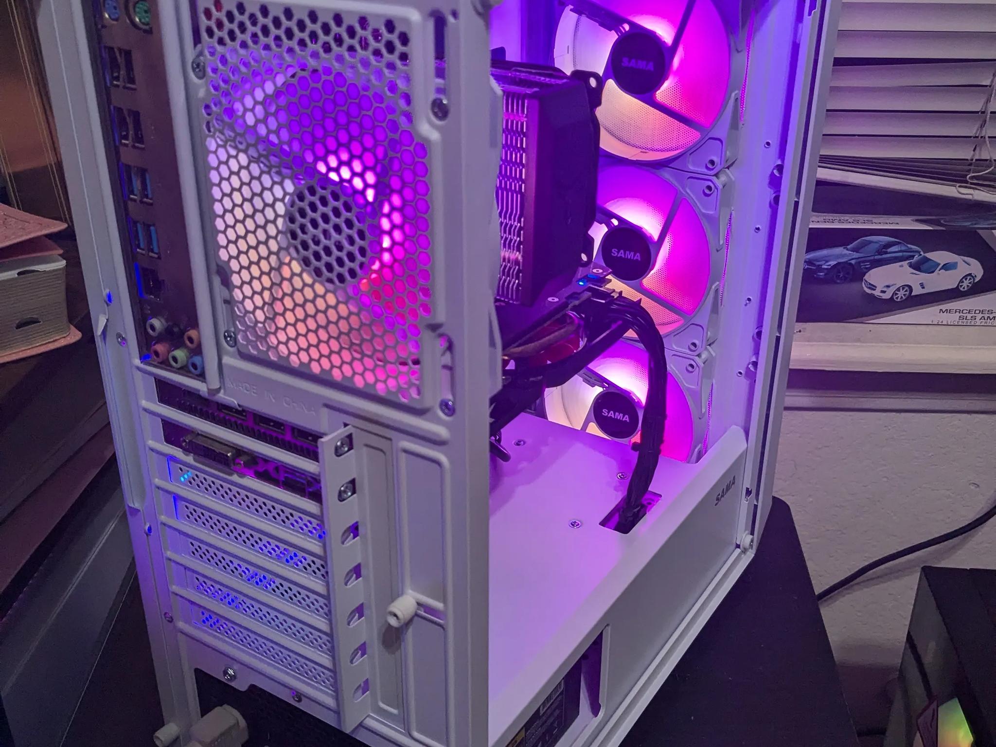 FREE SHIP|| 6 Core Intel Xeon, 16GB RAM, RX 470 4GB, 512GB SSD, Win10, RGB, Wifi