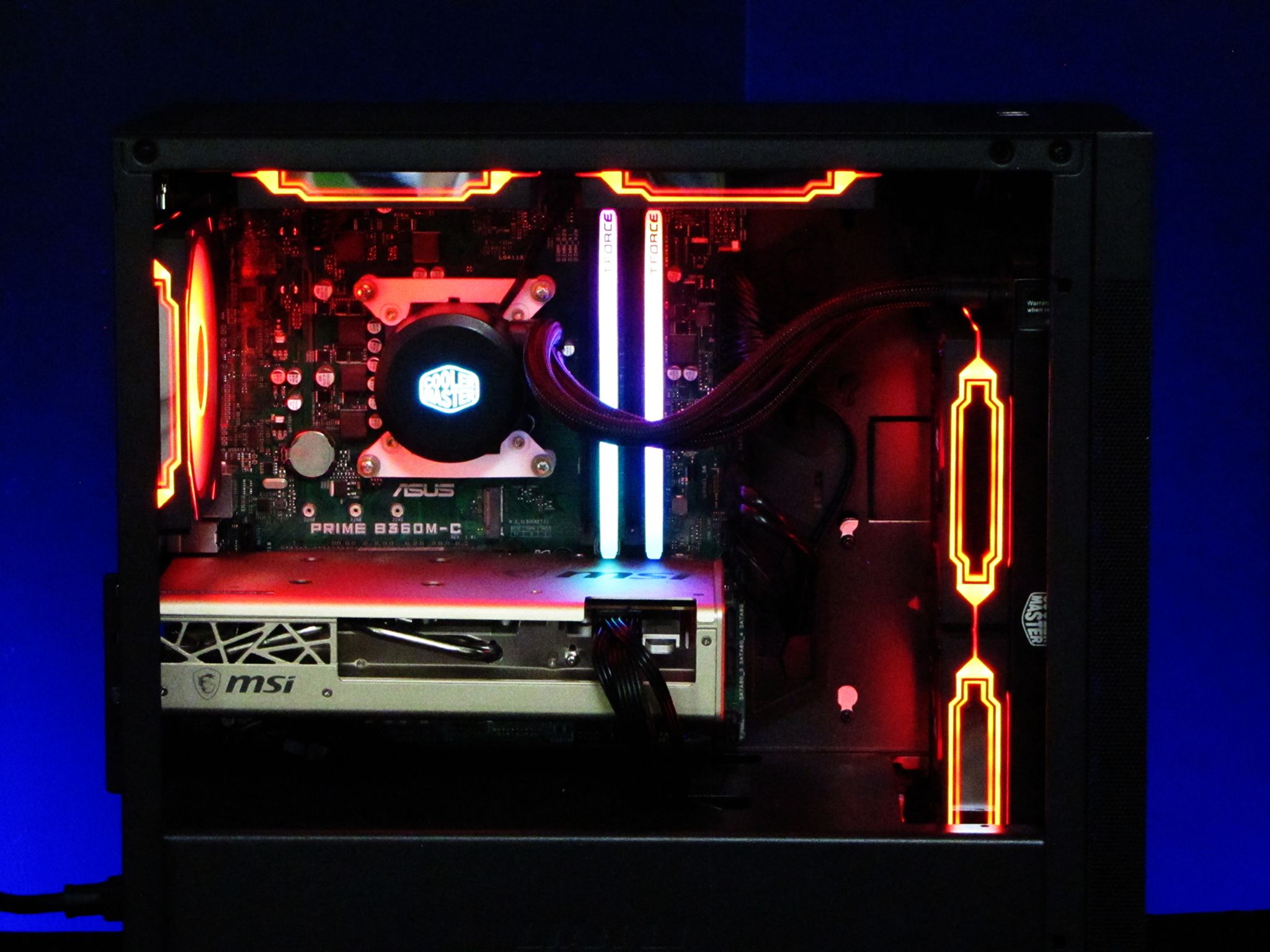 Custom Gaming PC Build, i7-9700, 16GB, MSI RX 5700 8GB DDR6, 800GB Intel SSD