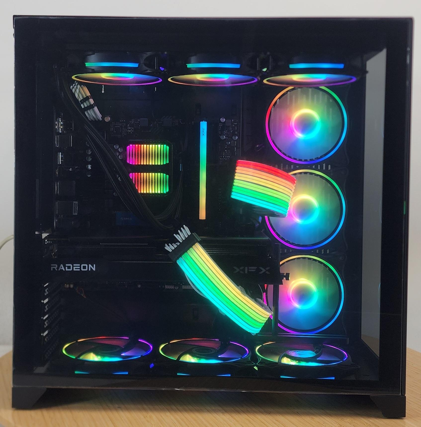 Gaming PC Ryzen 7 7800X3D 16GB RAM 1TB SSD RX 9060 XT 16GB Windows 11 Computer