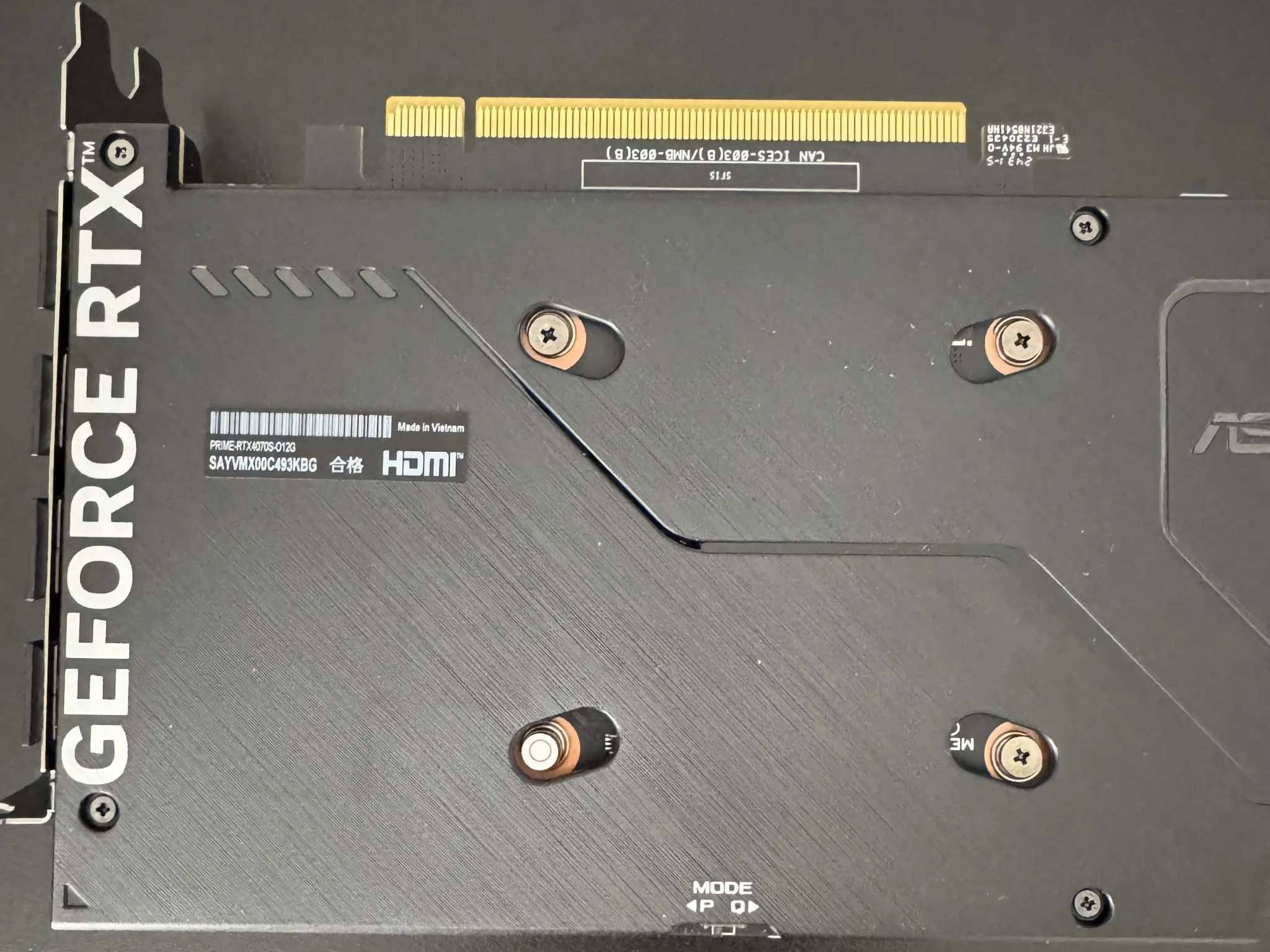 Asus PRIME OC GeForce RTX 4070 SUPER 12 GB