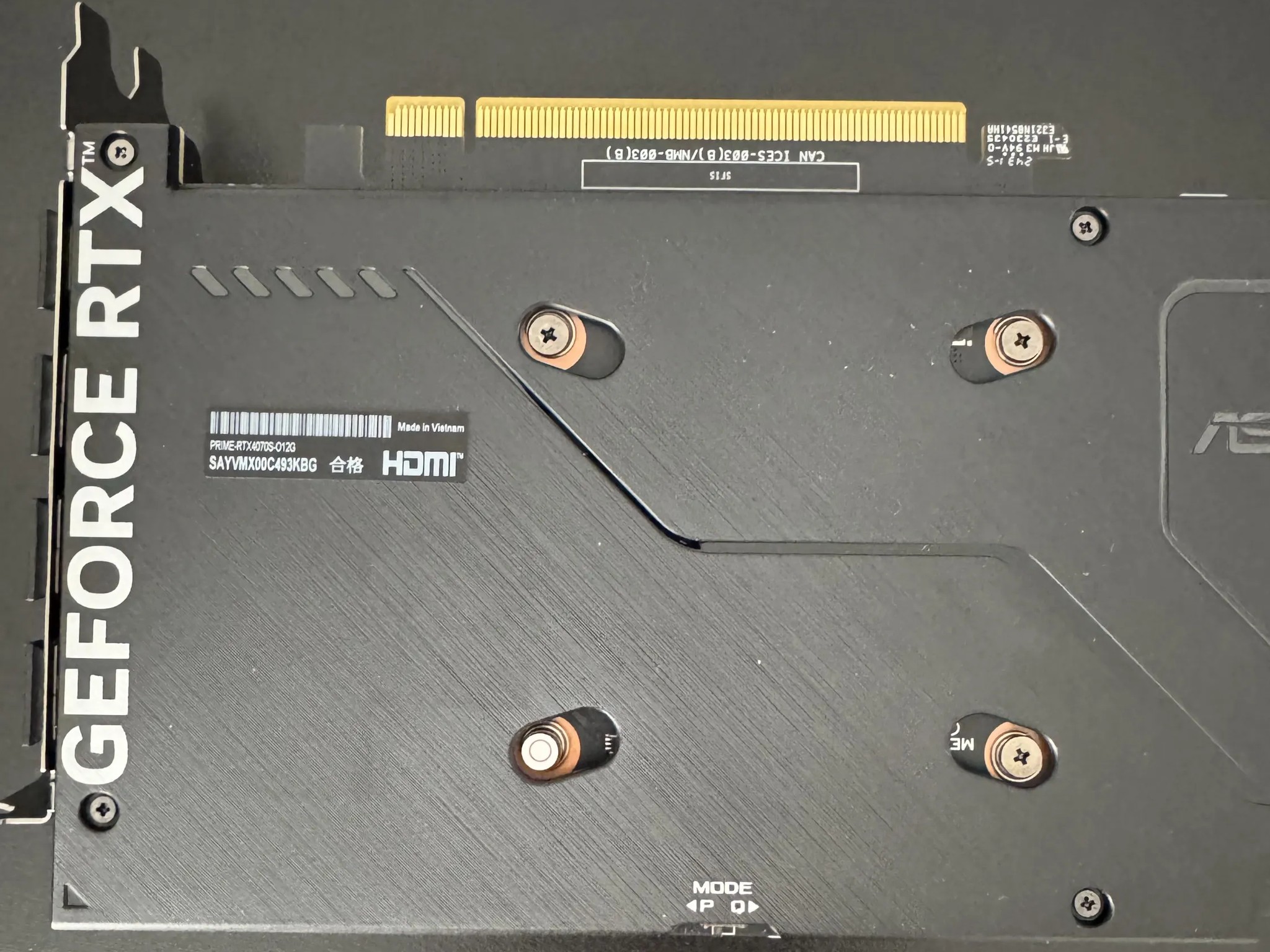 Asus PRIME OC GeForce RTX 4070 SUPER 12 GB