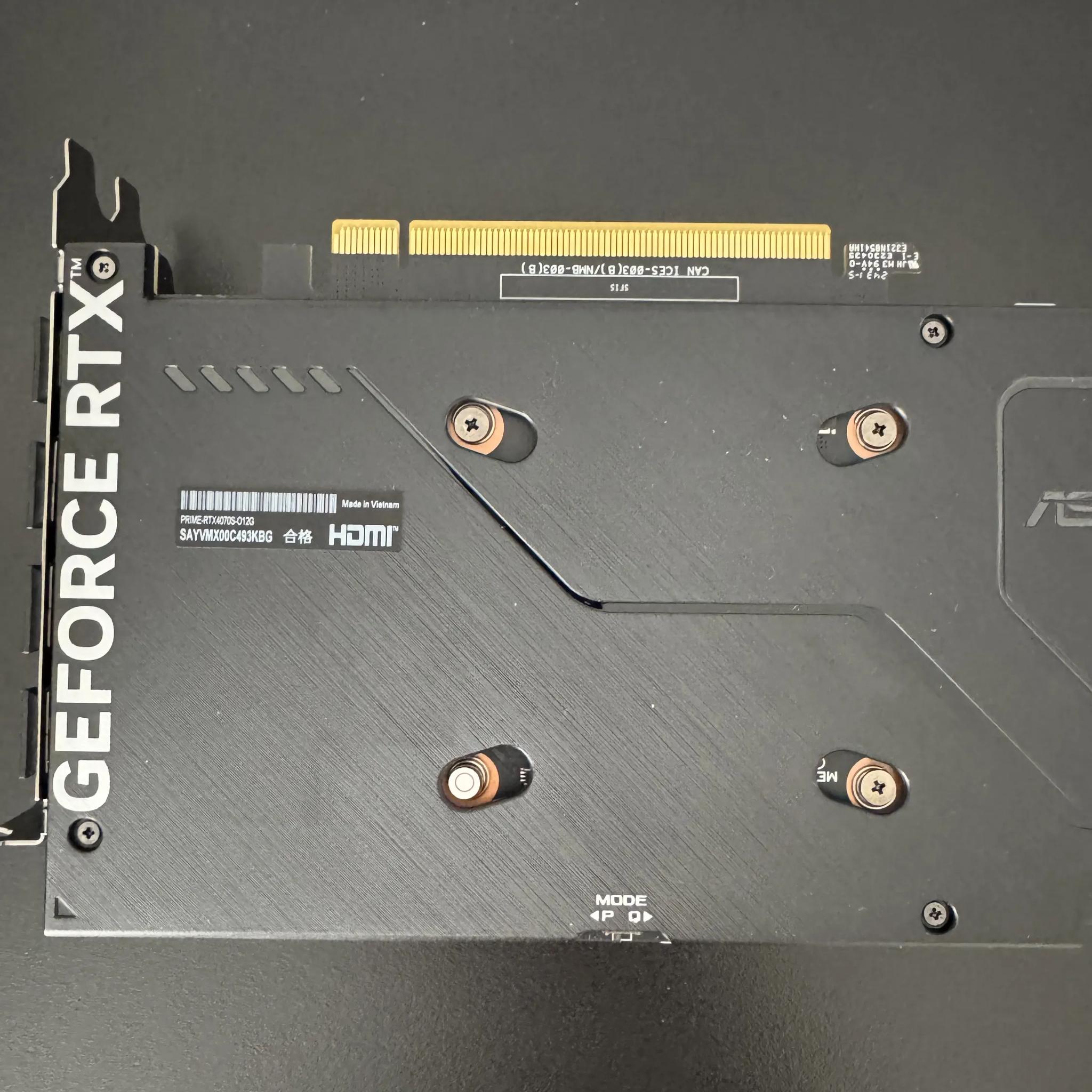 Asus PRIME OC GeForce RTX 4070 SUPER 12 GB