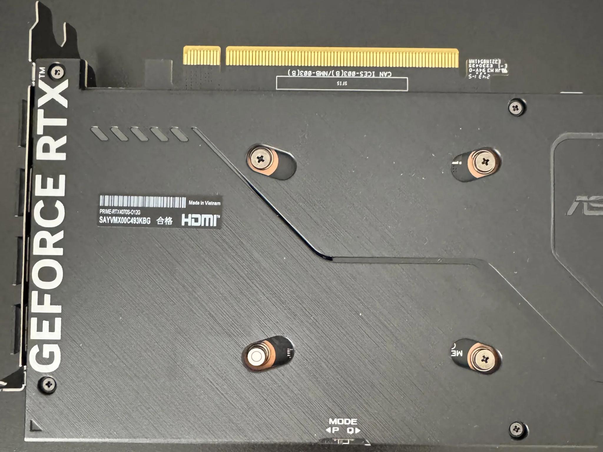 Asus PRIME OC GeForce RTX 4070 SUPER 12 GB