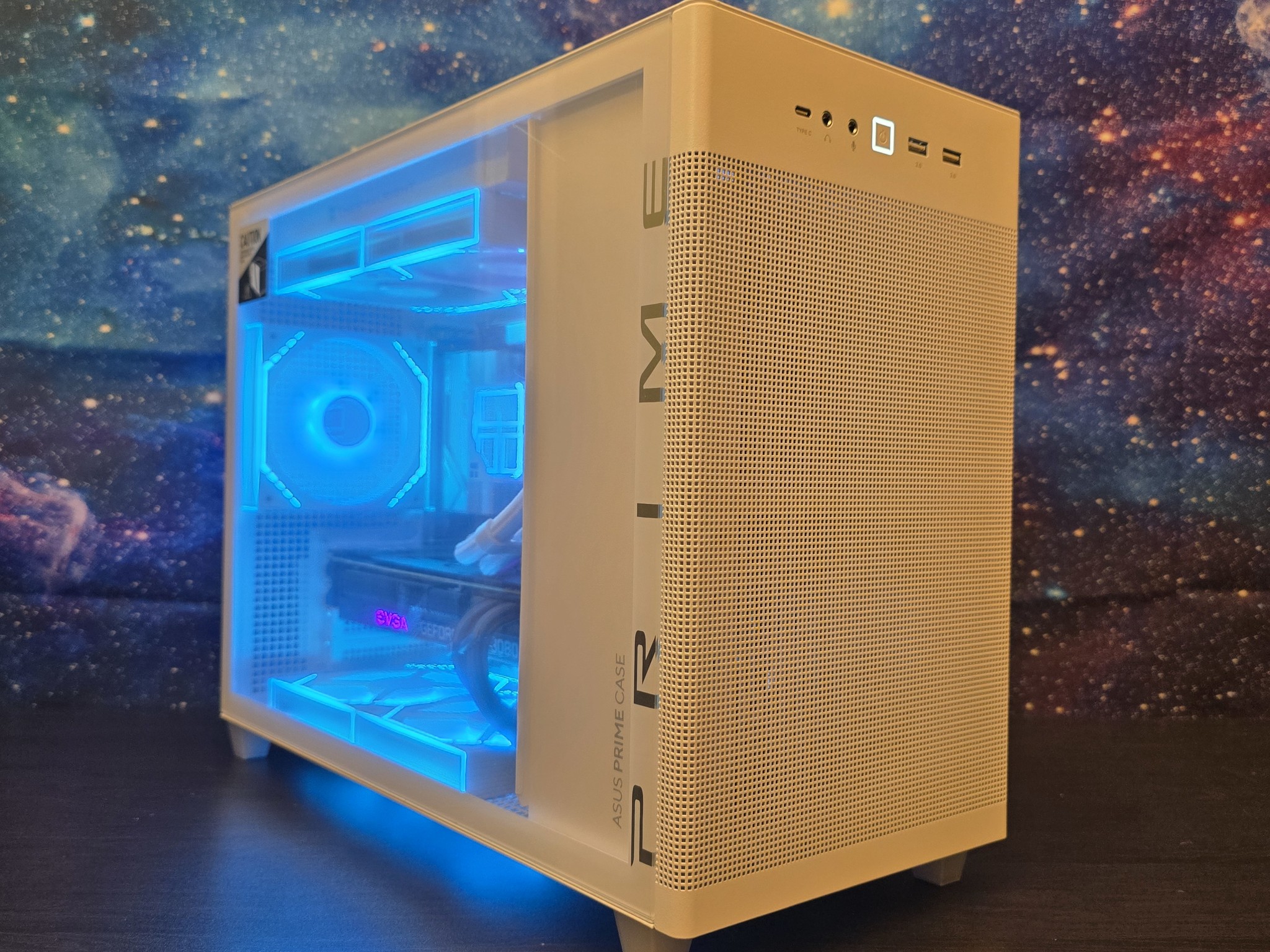 ⚪️🟣1440P SSF AM5 PC | RTX 3080 OC | RYZEN 5 7600x | 32GB RAM | Asus AP201🟣⚪️