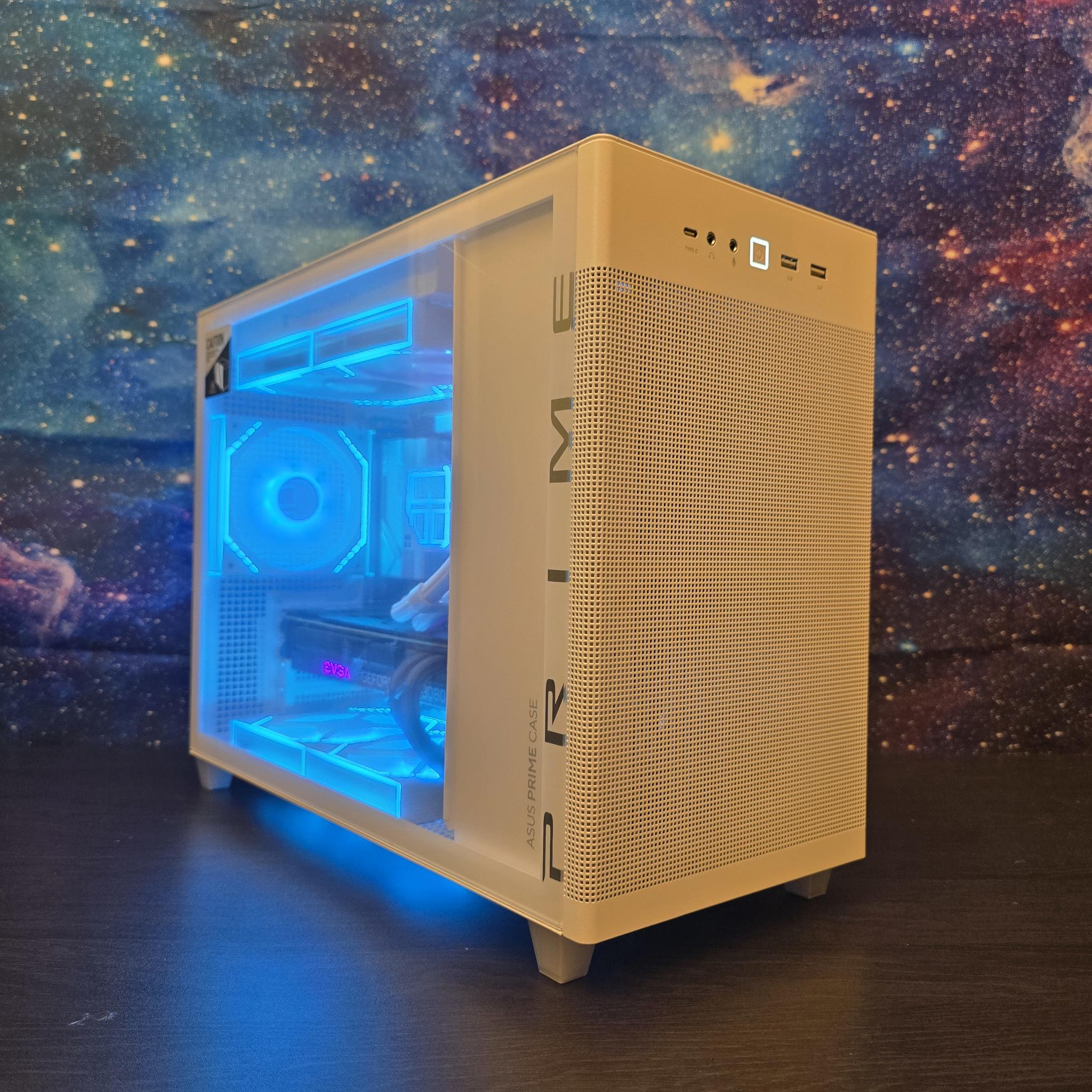 ⚪️🟣1440P SSF AM5 PC | RTX 3080 OC | RYZEN 5 7600x | 32GB RAM | Asus AP201🟣⚪️