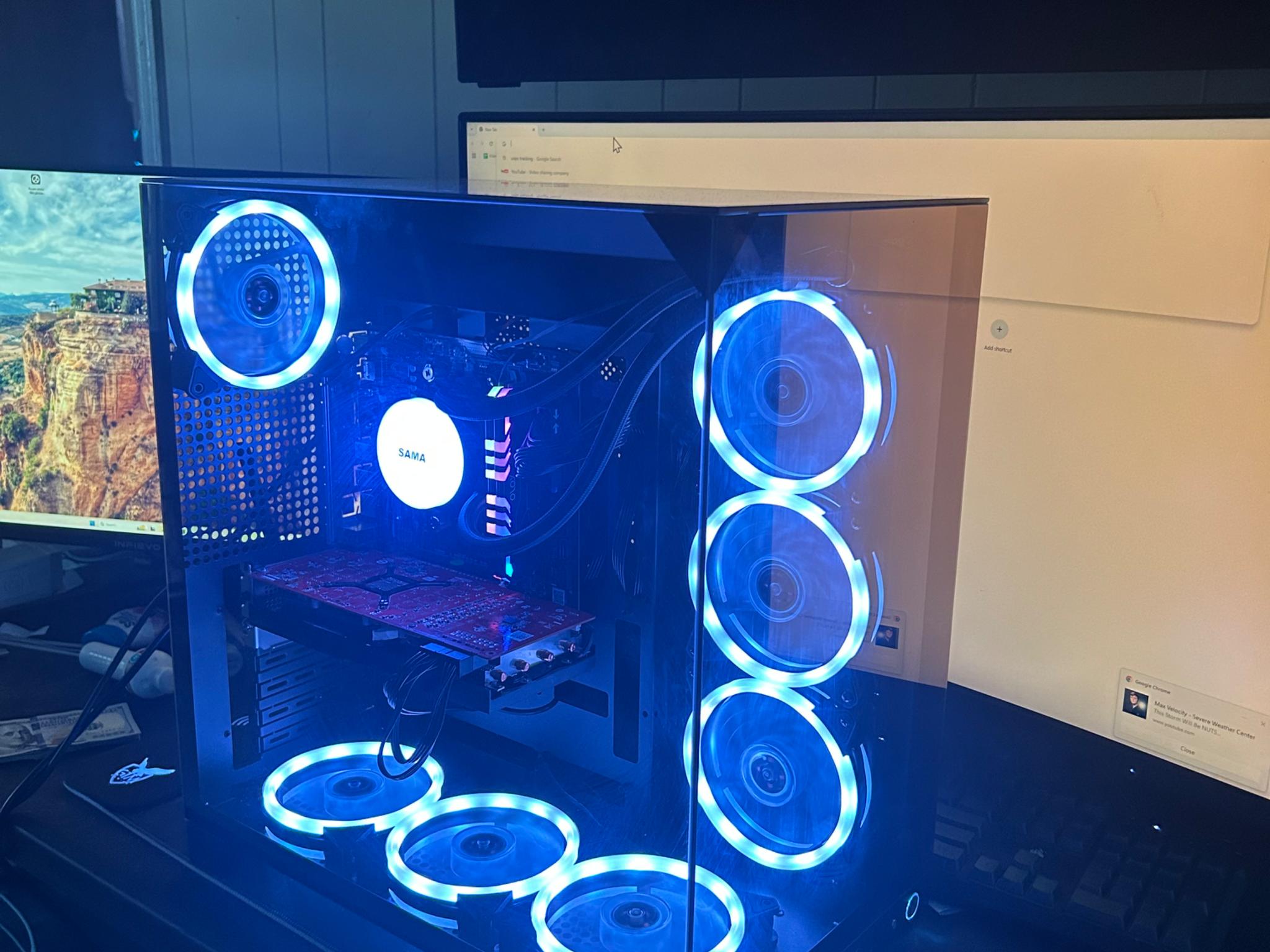 Glass Cube Gaming PC | RX 5700xt | Ryzen 5 | 32GB DDR4 | 1TB M.2 SSD