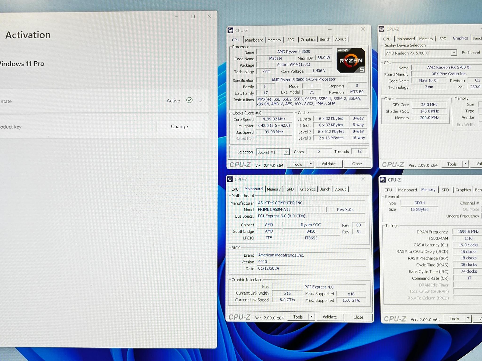 ❄️ AMD RX 5700 XT, AMD Ryzen 5 (6 Cores) | Gaming PC ❄️