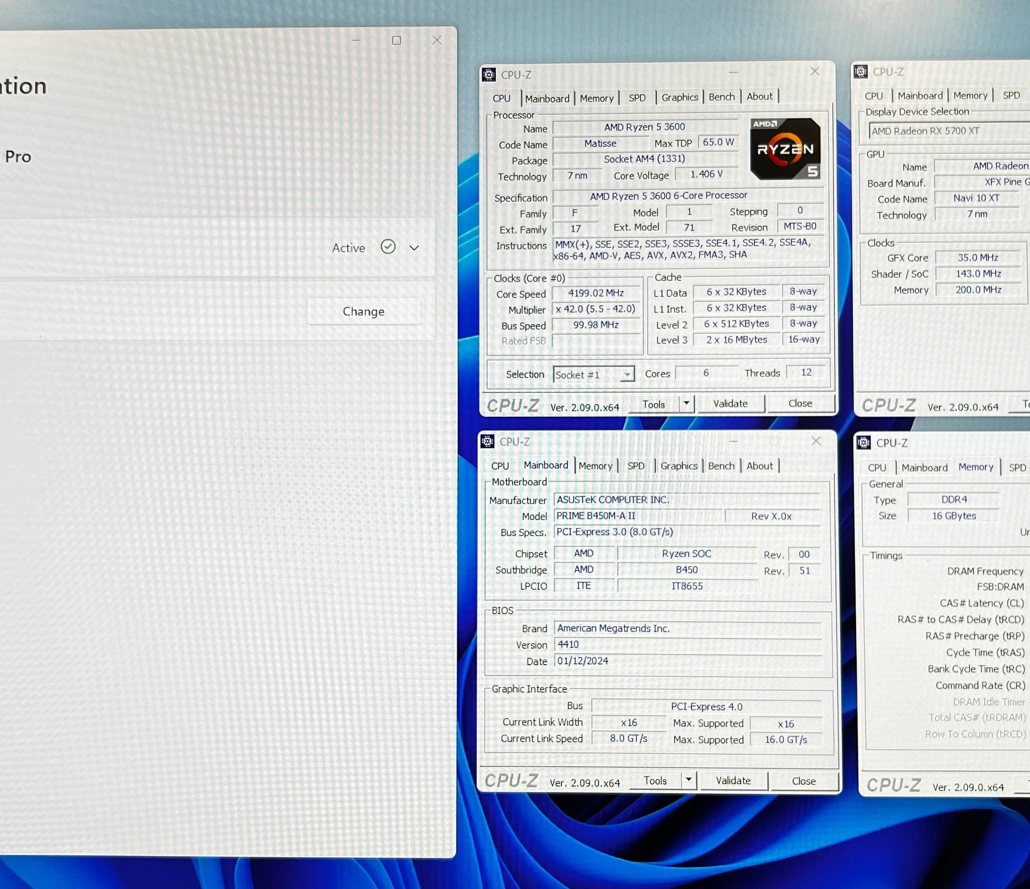 ❄️ AMD RX 5700 XT, AMD Ryzen 5 (6 Cores) | Gaming PC ❄️