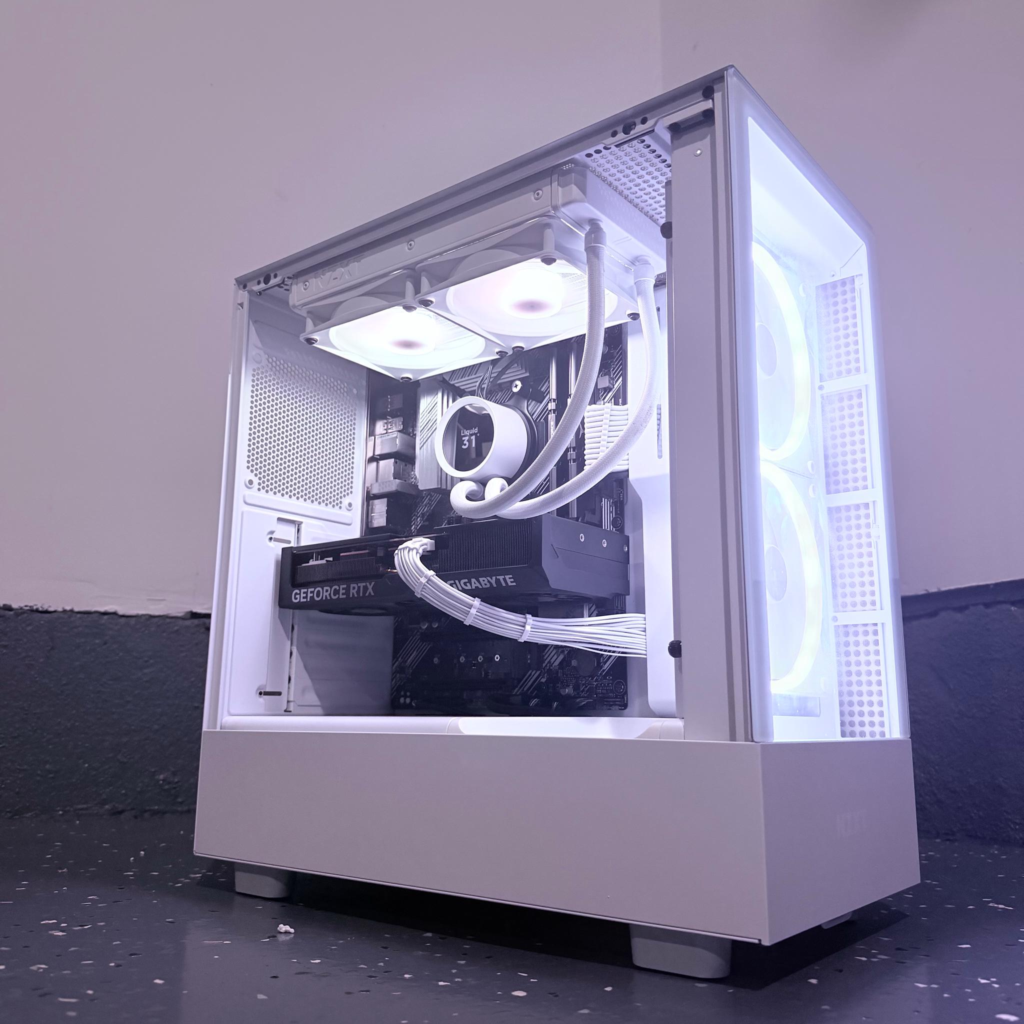 ⚪️"Celestial Frost"❄️| 4K Gaming | RTX 4070 Ti | Ryzen 9 5950X | 32 Ram | 1TB NVMe SSD